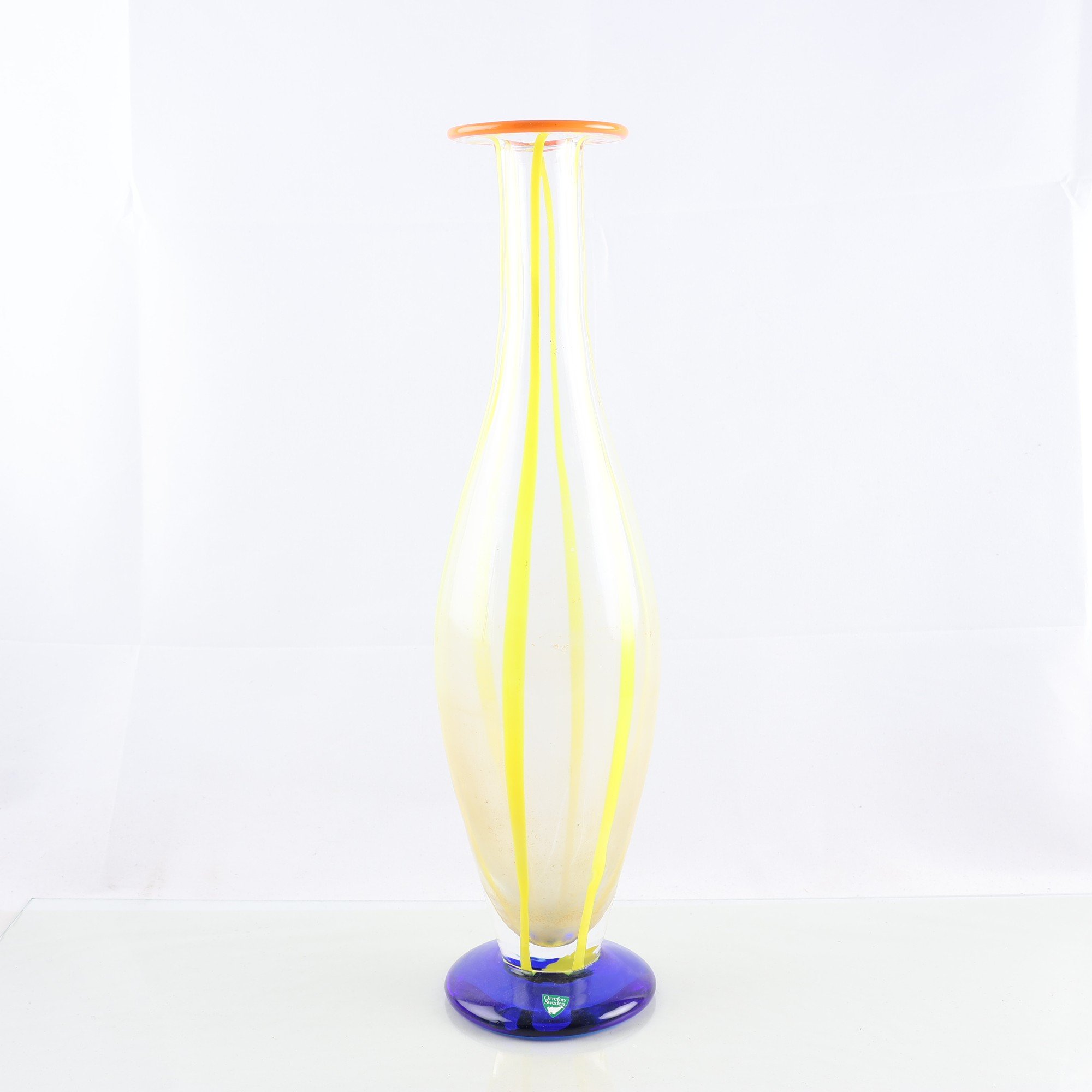 Vas, helkristall, sekunda, Erika Lagerbielke, Orrefors. Samfraktas ej.