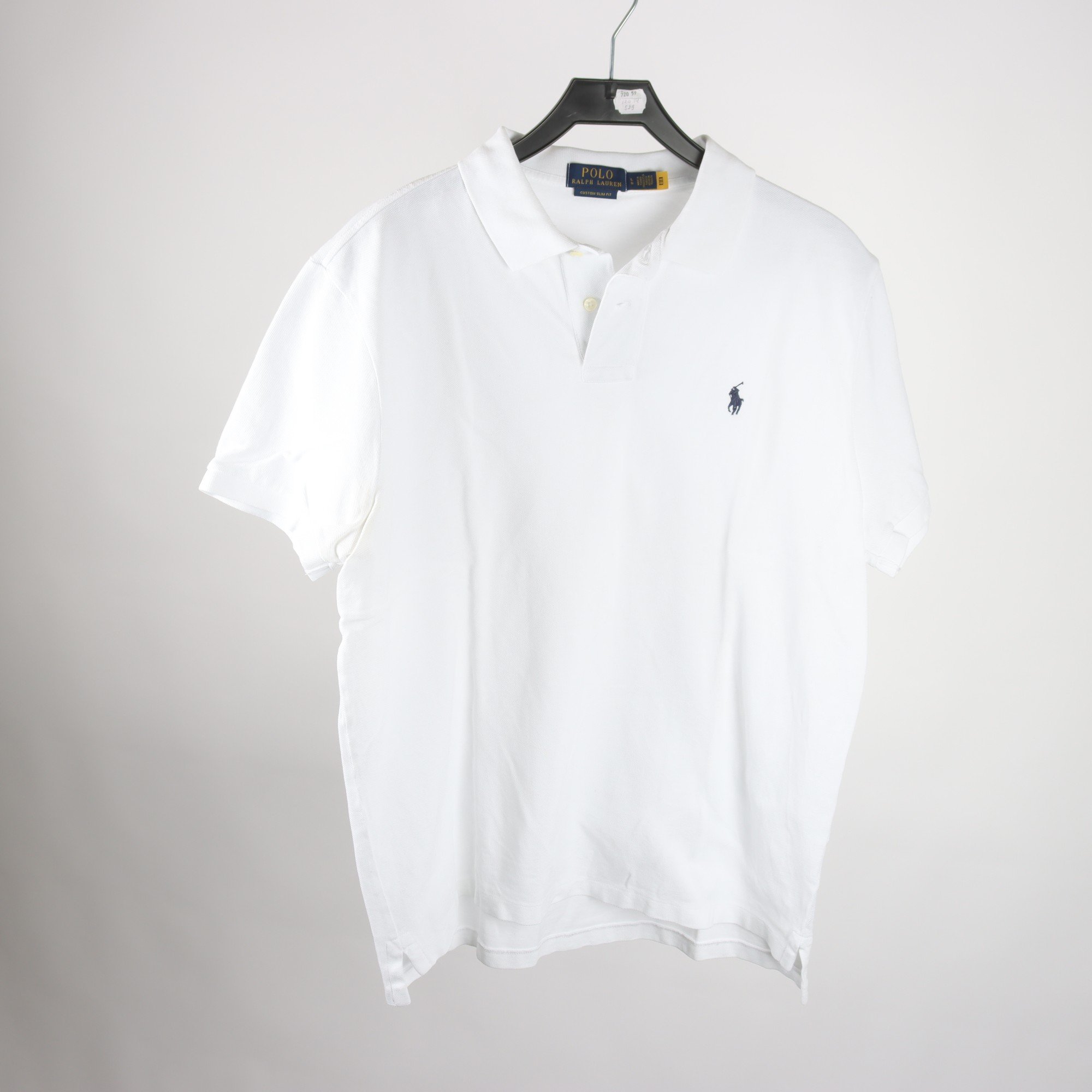 Piké, Polo Ralph Lauren, vit, stl. L.