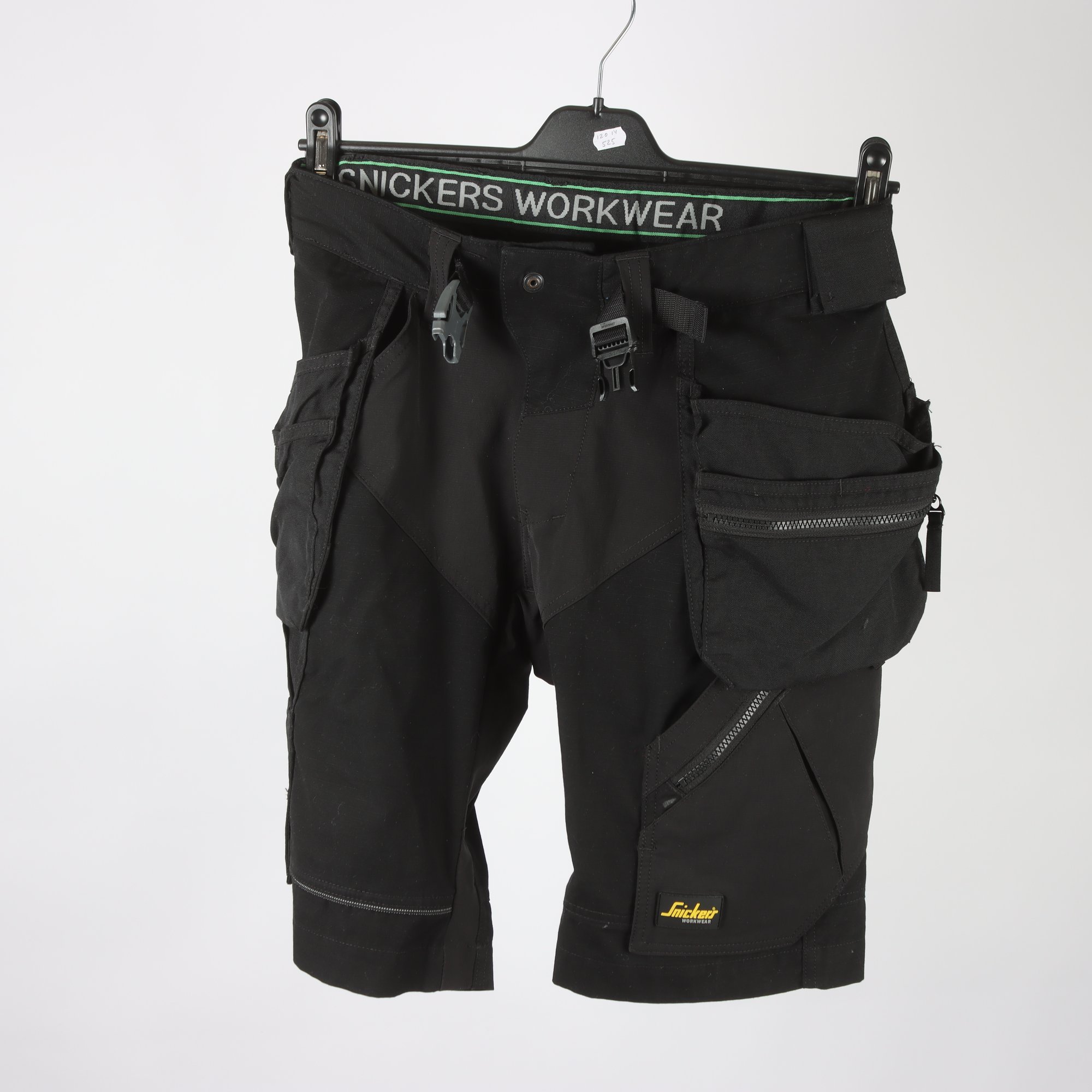 Shorts, Snickers Workwear, svart, stl. 46.