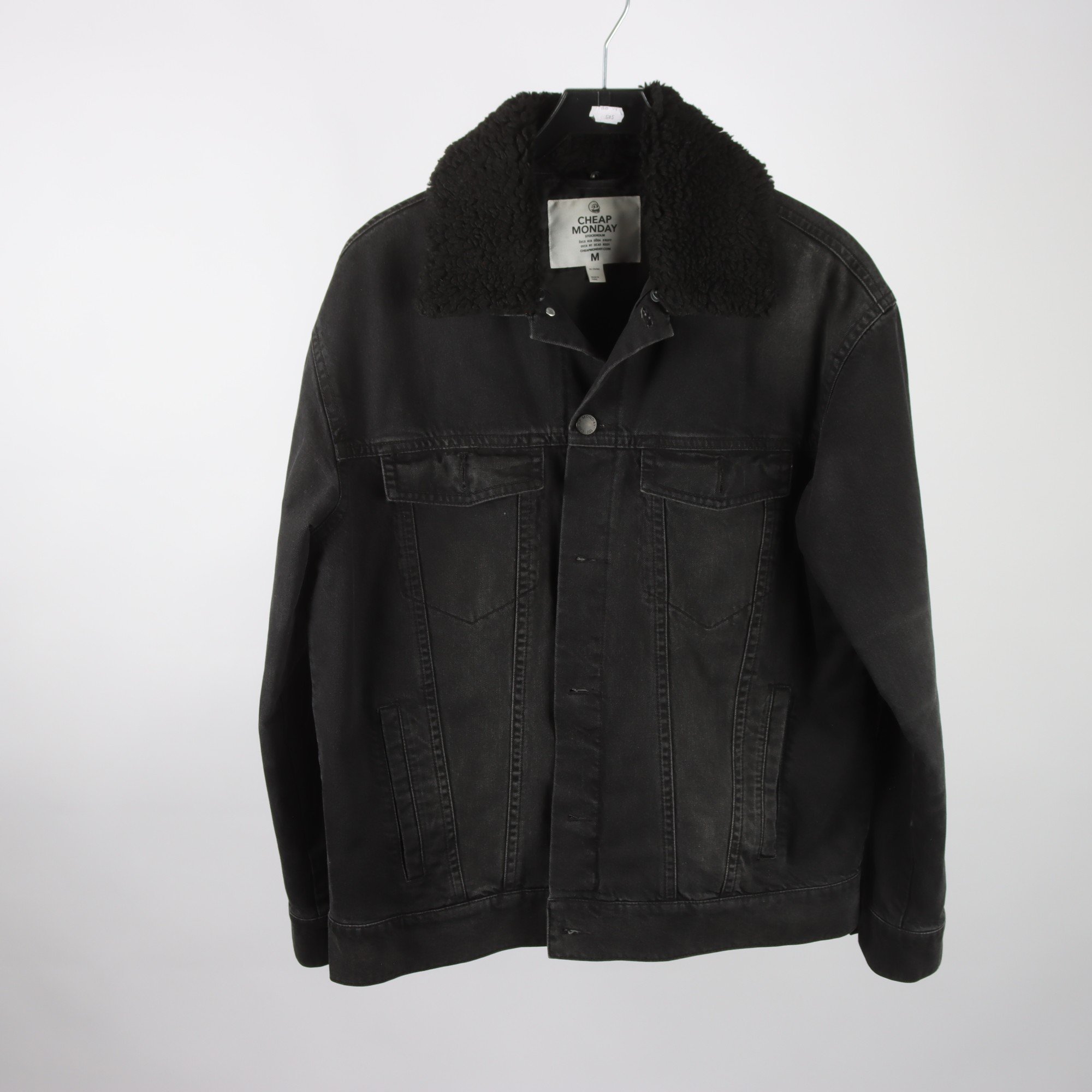 Jeansjacka, Cheap Monday, svart, stl. M.