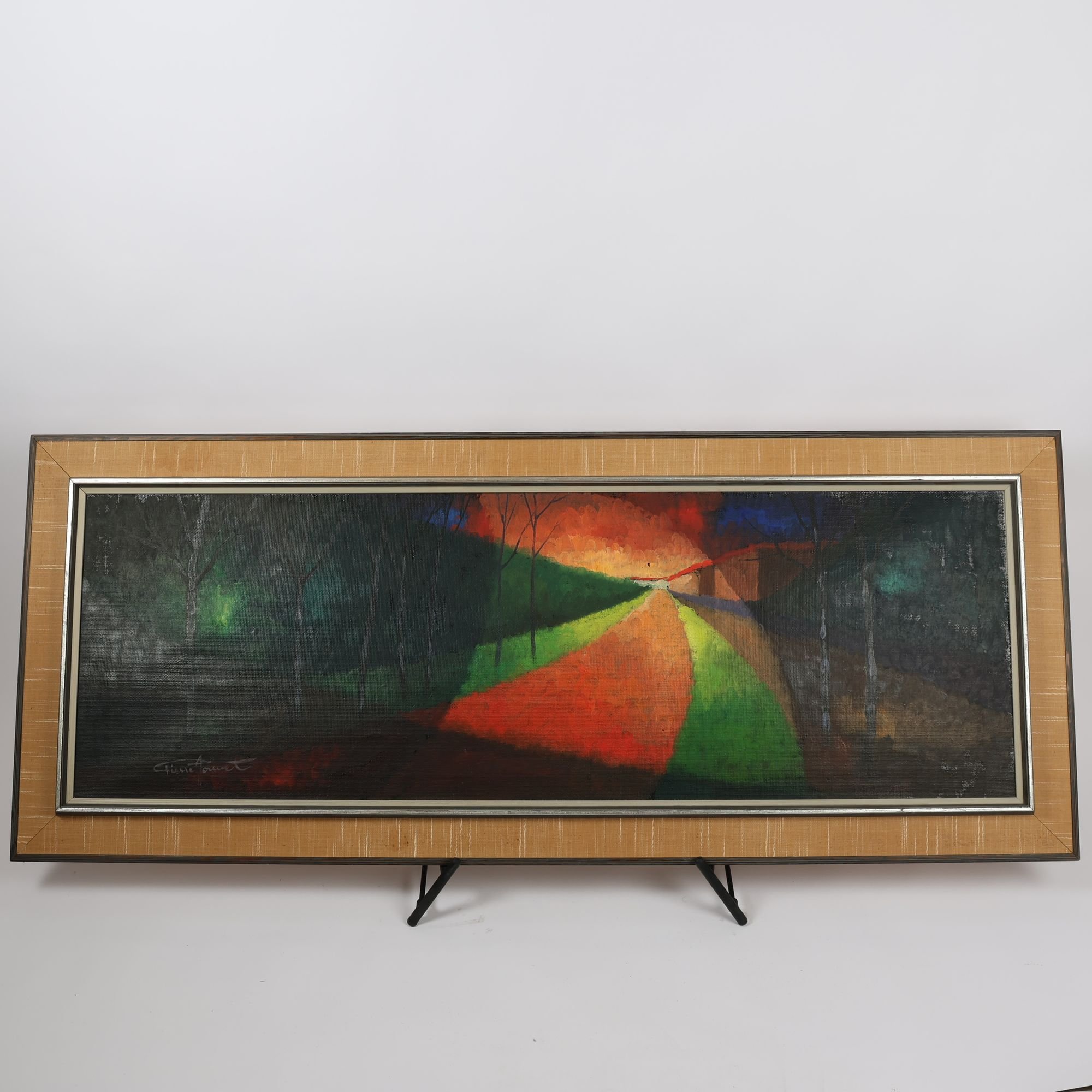 Olja på duk, Pierre Journet, signerad. Endast avhämtning.