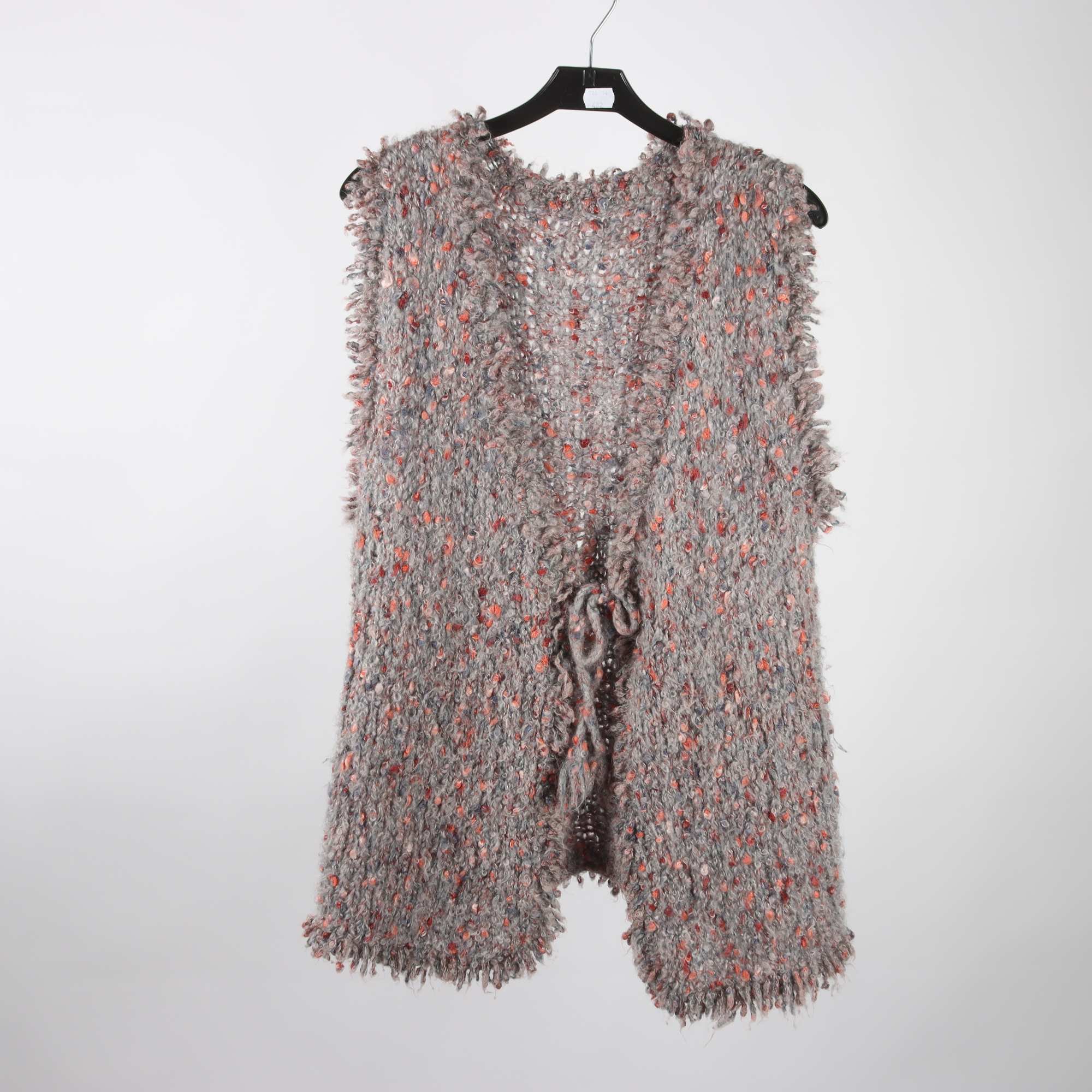 Väst, Okänd, lila, grå, orange, stl. ca S/M.