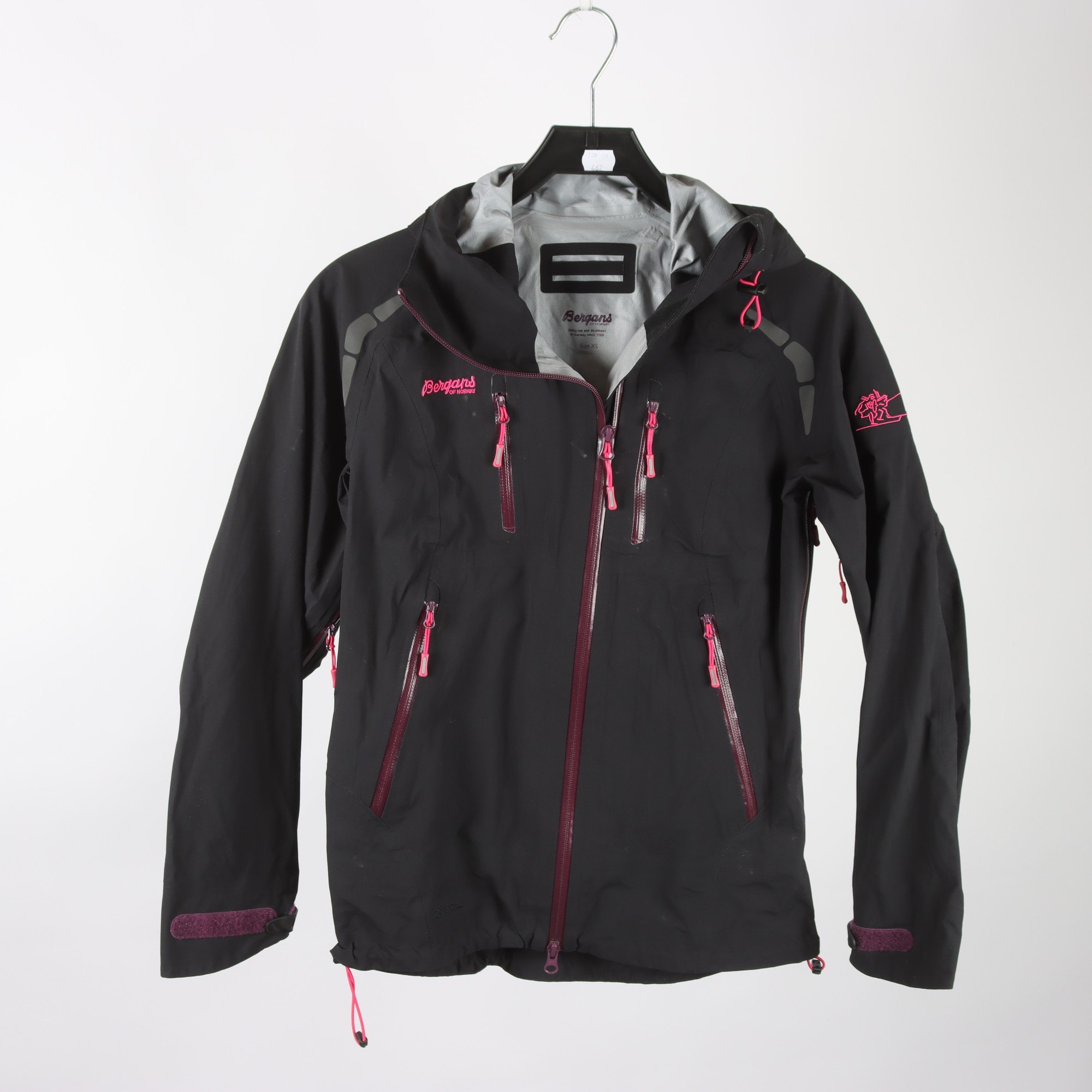 Skaljacka, Bergans, svart, stl. XS.