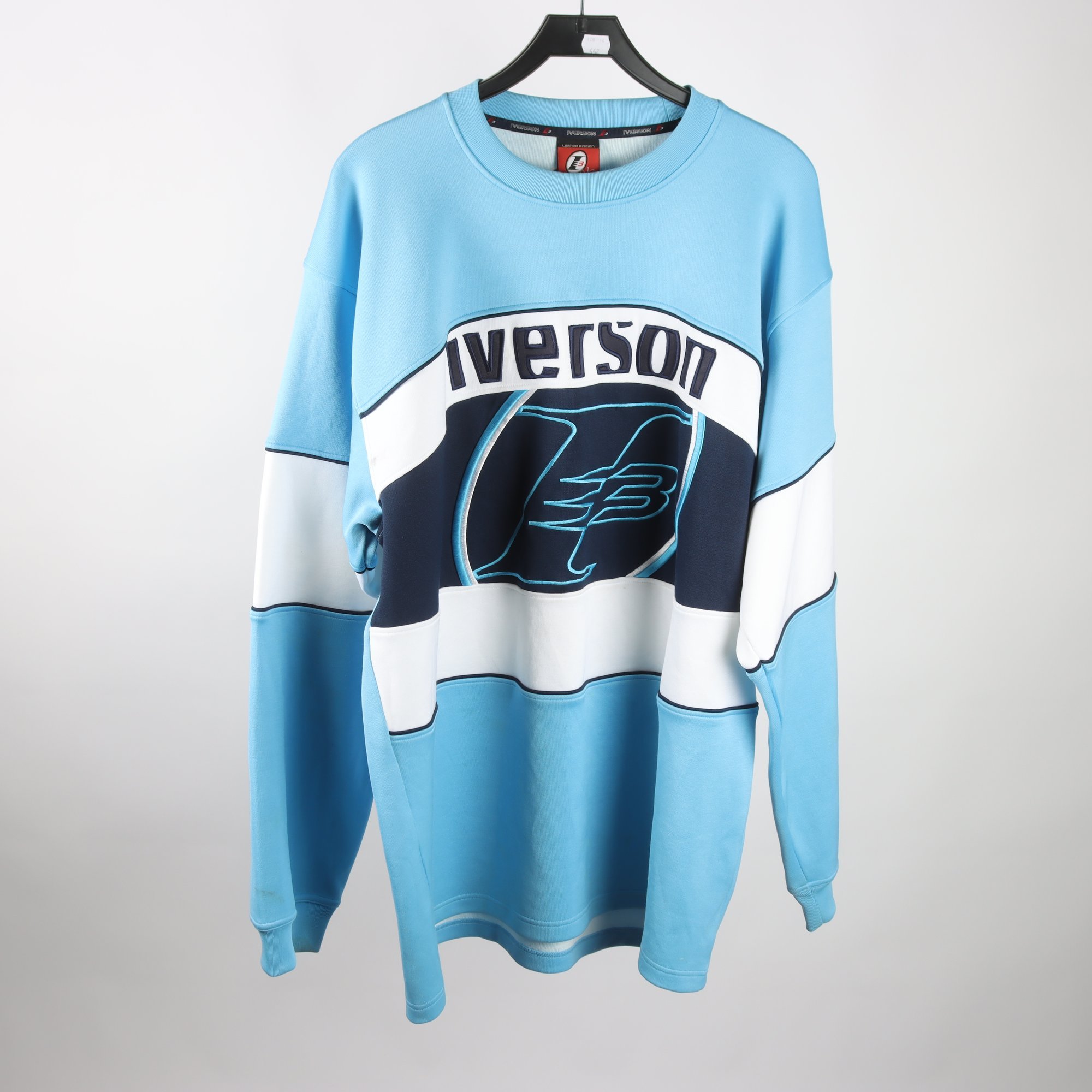 Tröja, Reebok, Iverson, Limited Edition, blå, stl. XXL.