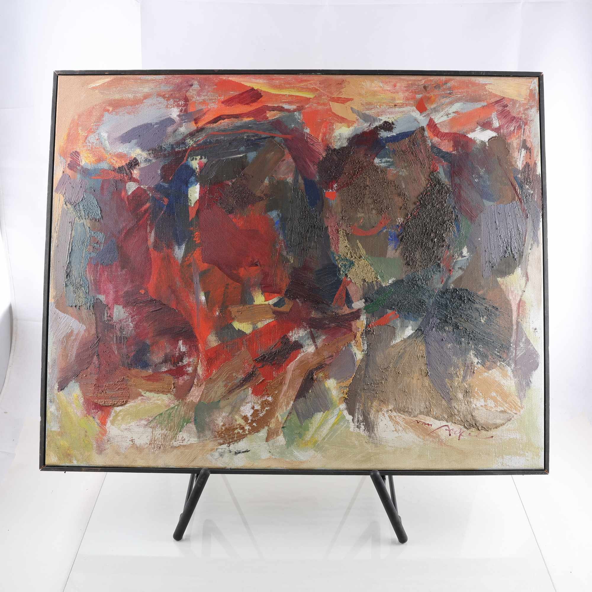 Olja på duk, Adrian van Arkel, (1924-2006), signerad. Endast avhämtning.