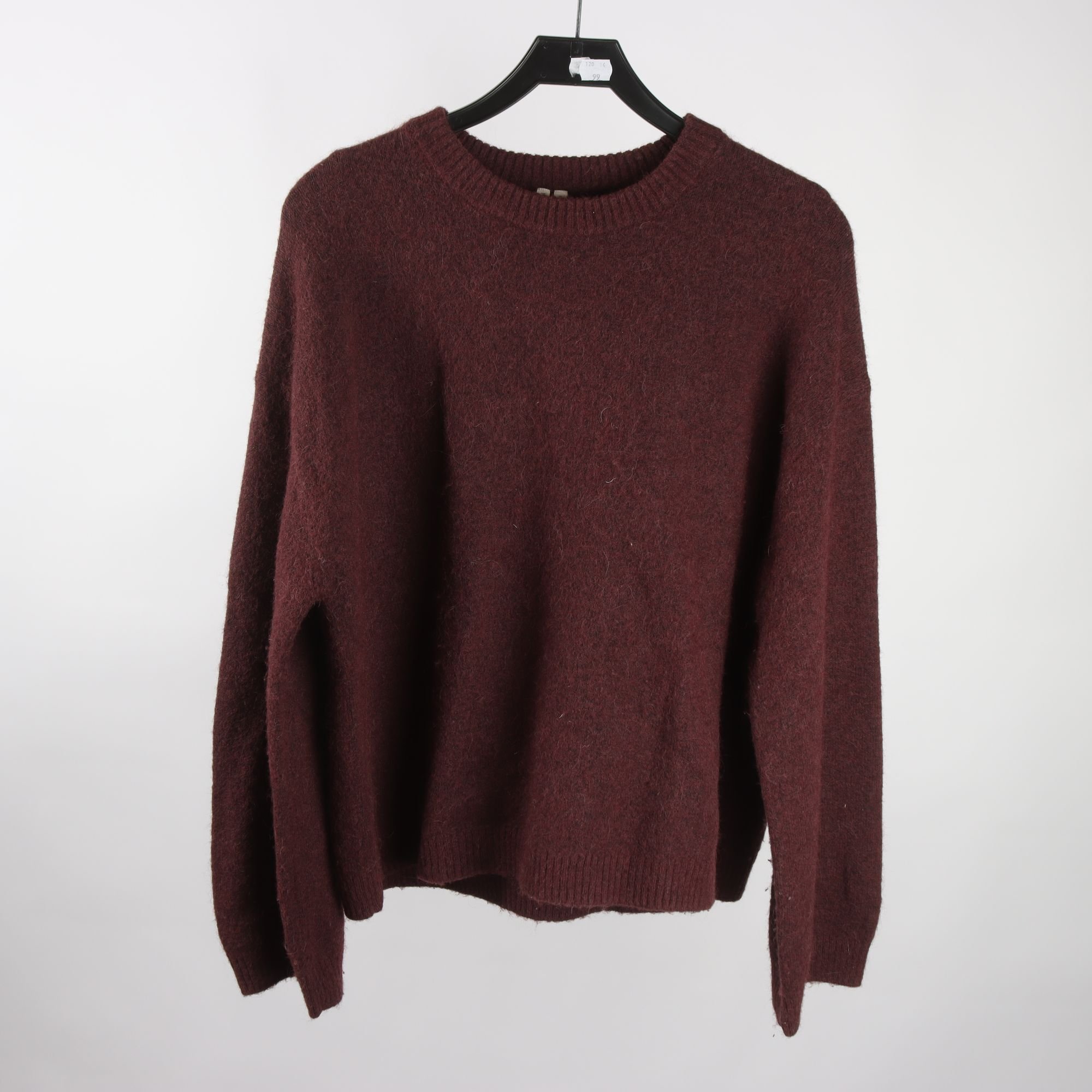 Tröja, Arket, vinröd, stl. S