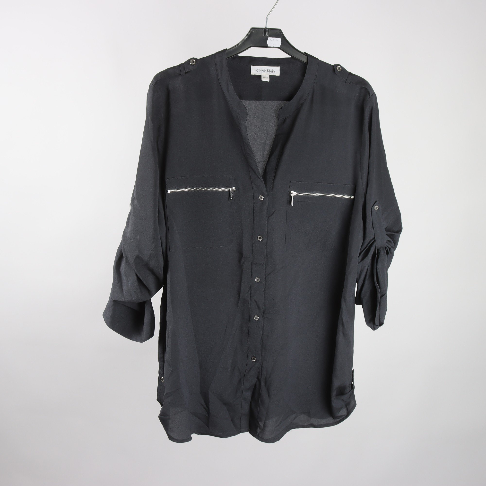 Blus, Calvin Klein, grå, stl. L