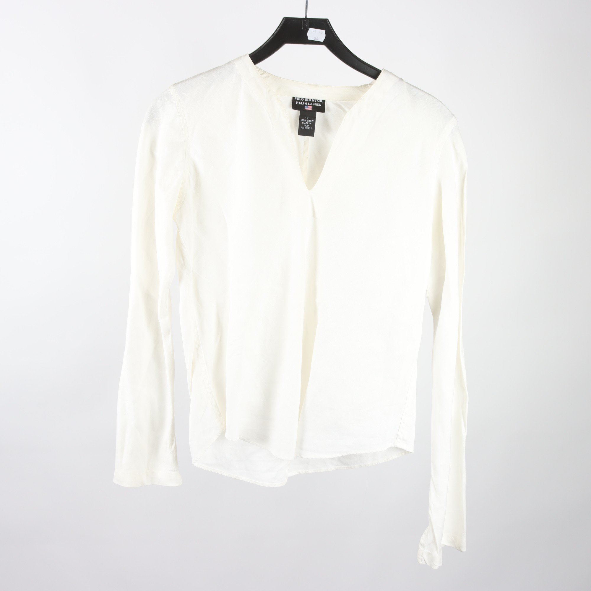 Blus, Ralph Lauren, vit, stl. S