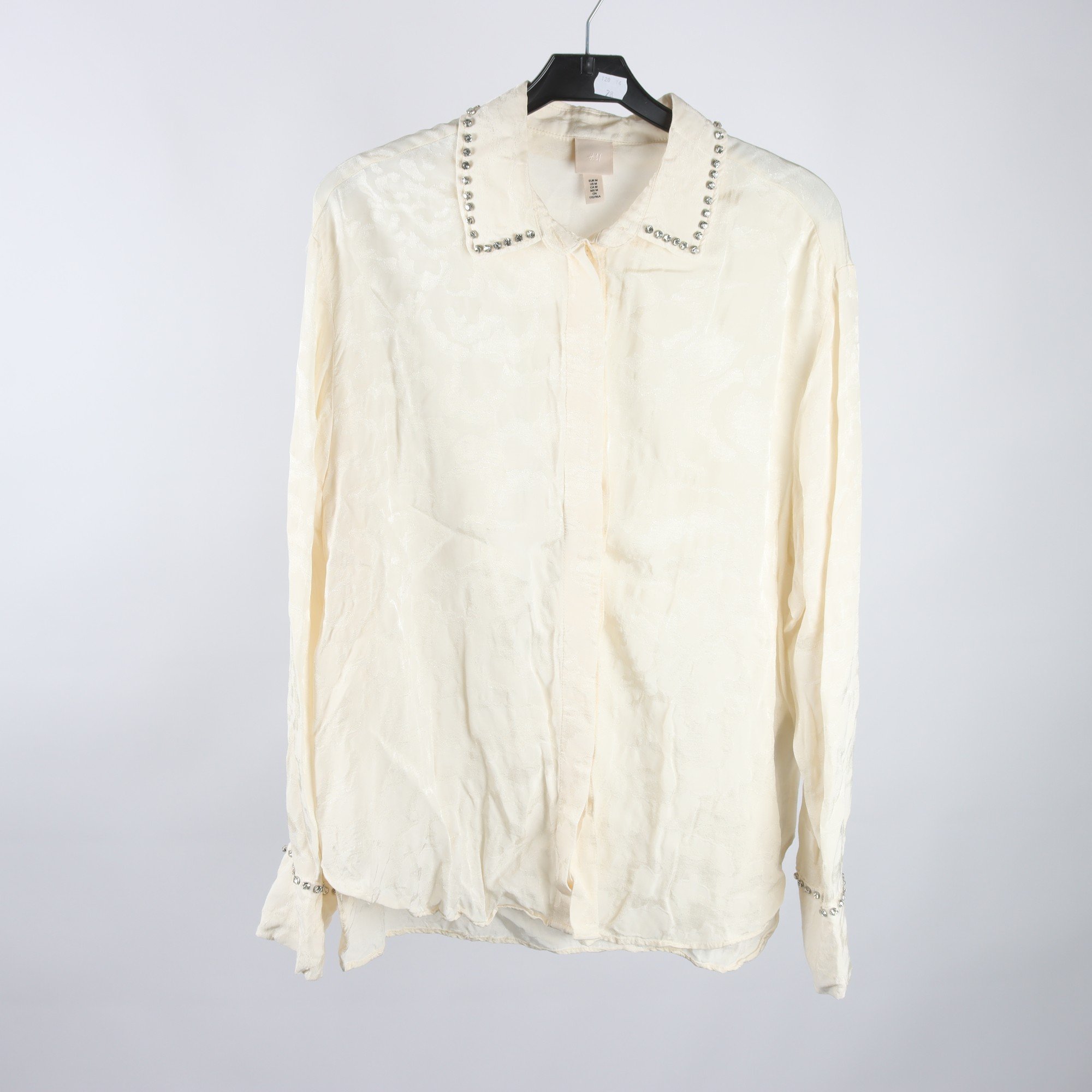 Blus, H&M, cream, stl. M
