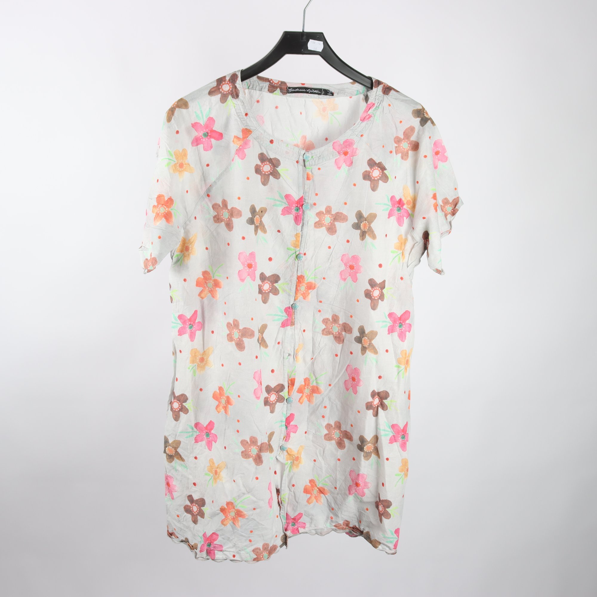 Blus, Gudrun Sjödèn, blommig, stl. L