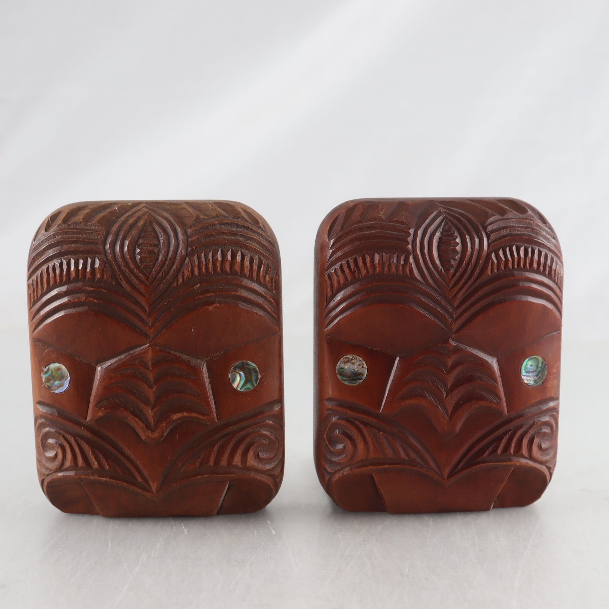 Bokstöd, teak, 2 st