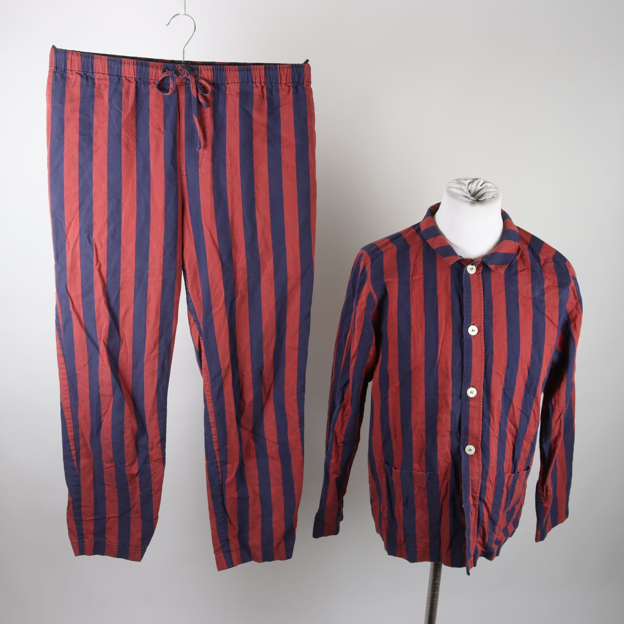 Sovplagg, Nufferton, randig, stl. M