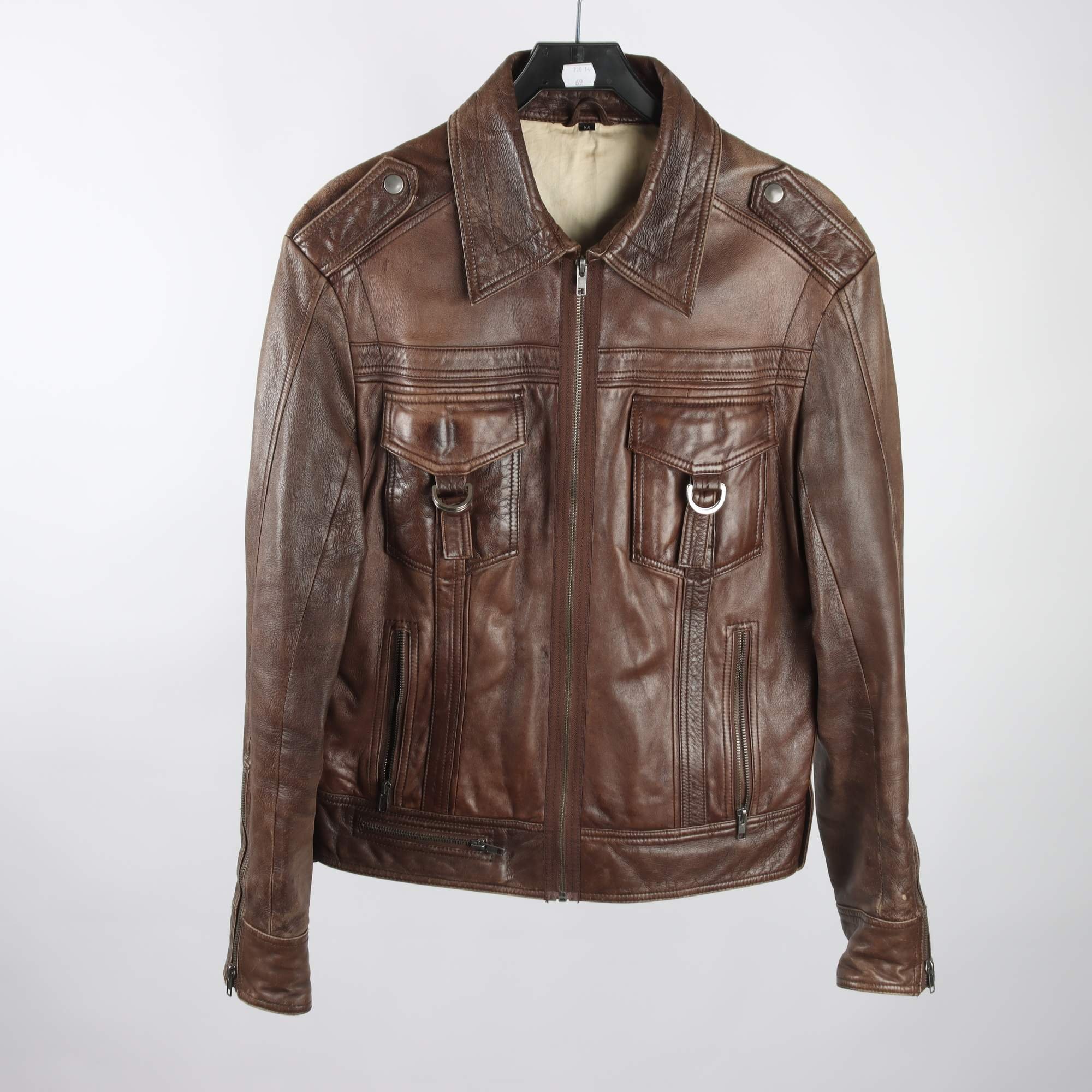 Skinnjacka, Okänd, brun, stl. m