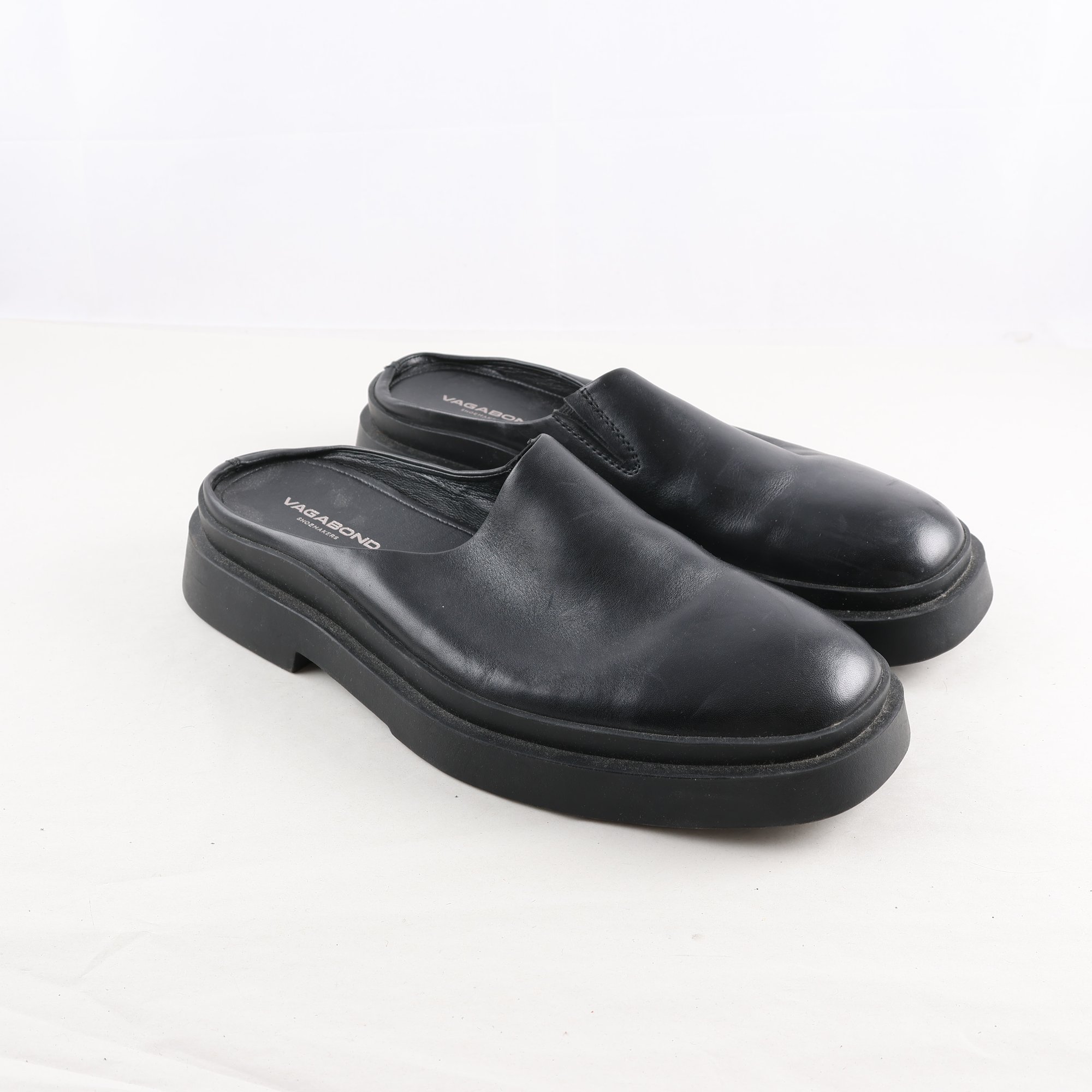 Tofflor, Vagabond, läder, stl. 43