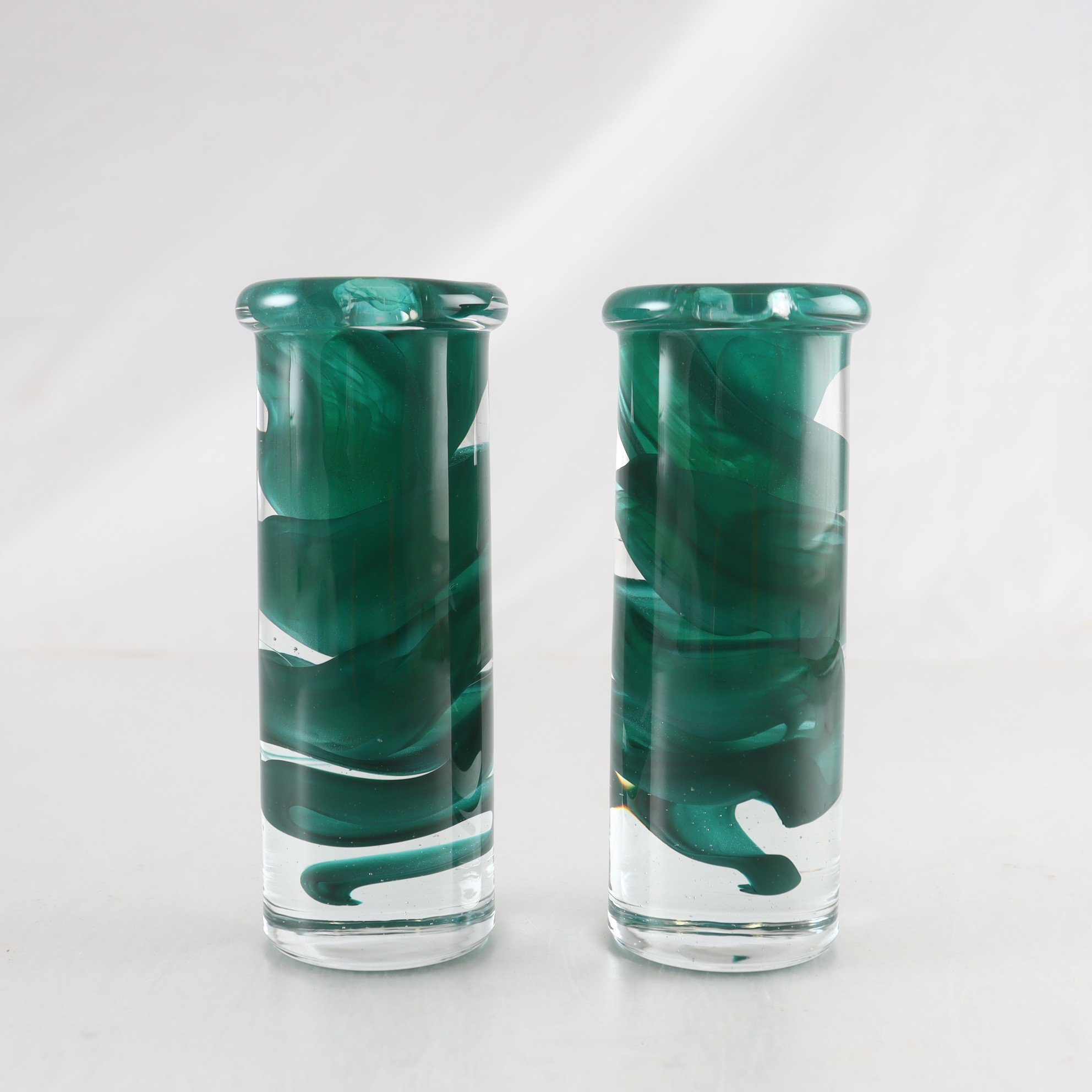 Paret Ljusstakar, Kosta Boda, ”Atoll”, Anna Ehrner.