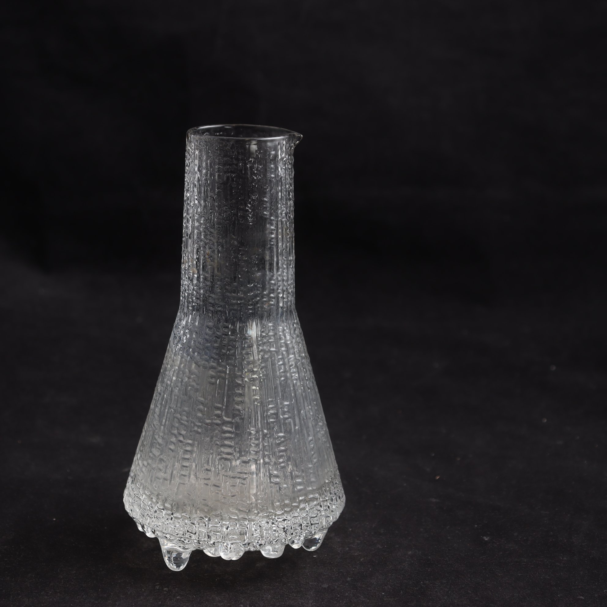 Karaff, Iittala, ”Ultima Thule”, Tapio Wirkkala, glas.