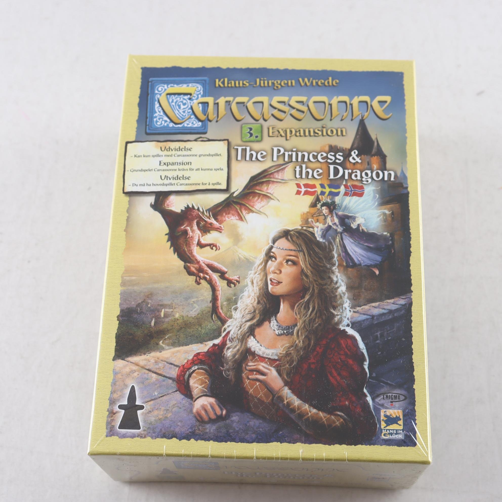 Spel, Carcassonne expansion, the princess & the dragon.