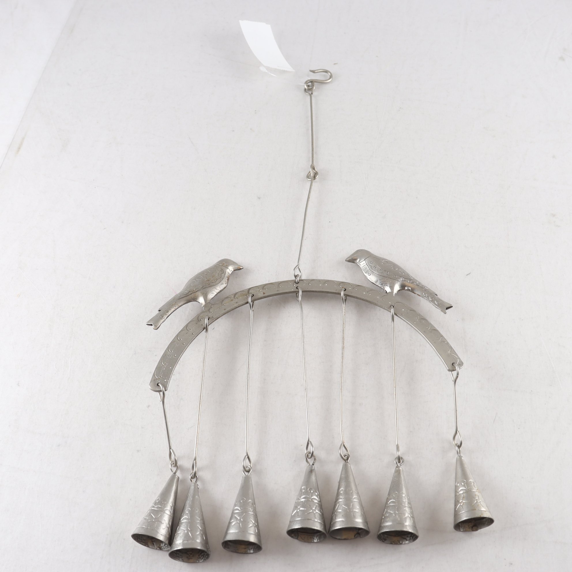 Vindspel, metall, fåglar
