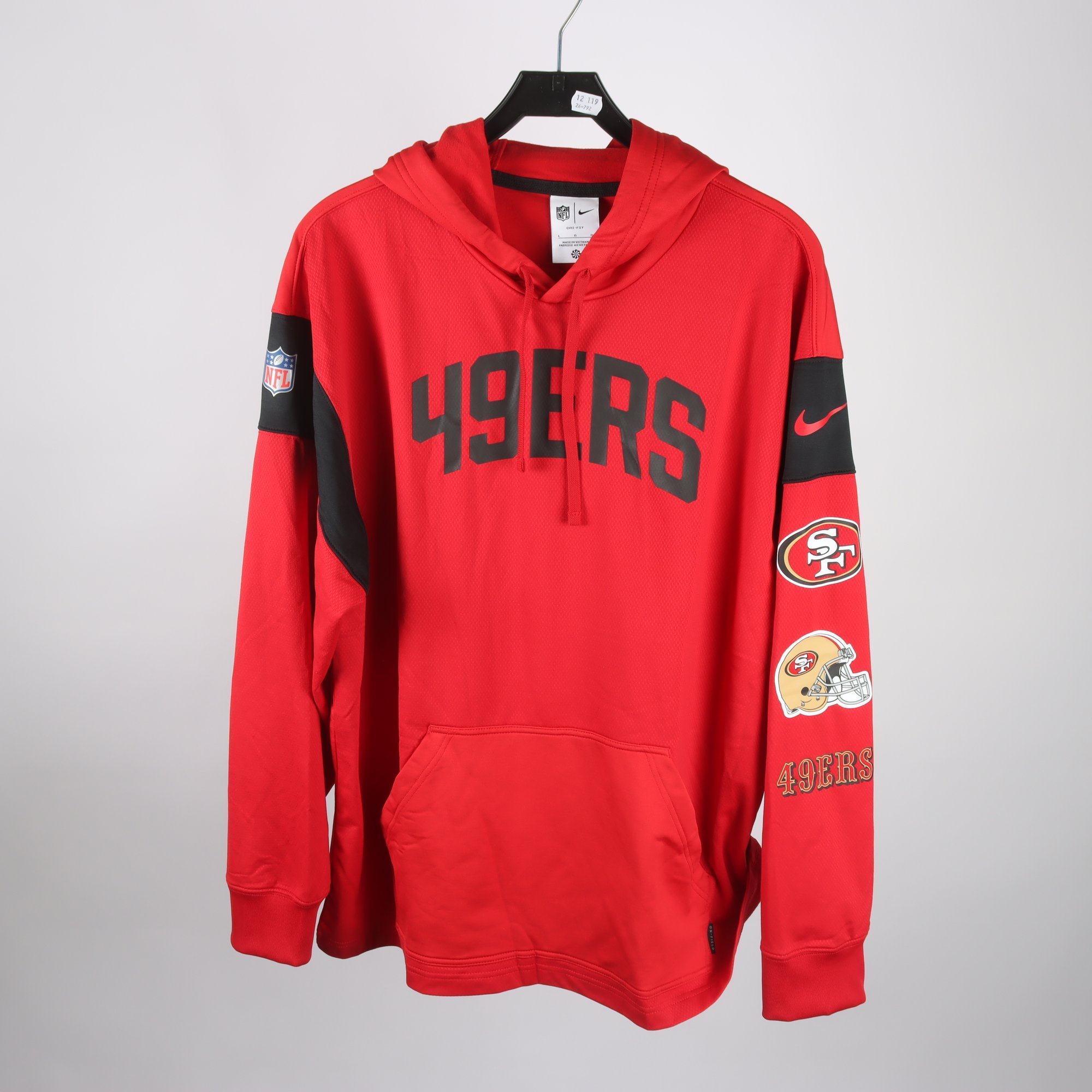Hoodie, Nike NFL 49ers, stl. L
