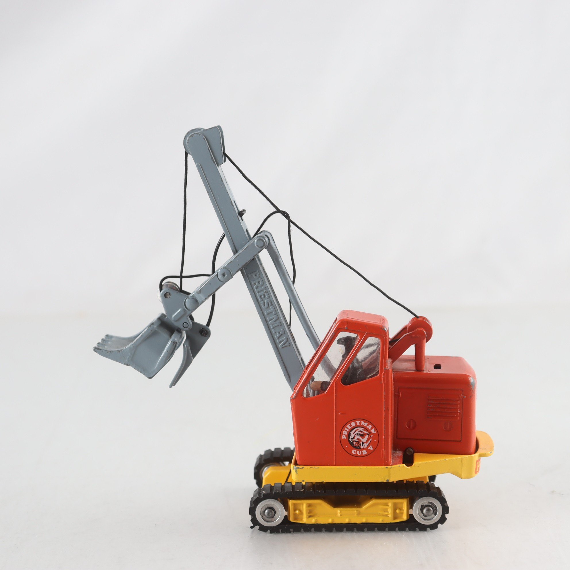 Grävmaskin, Corgi major toys, priestman.