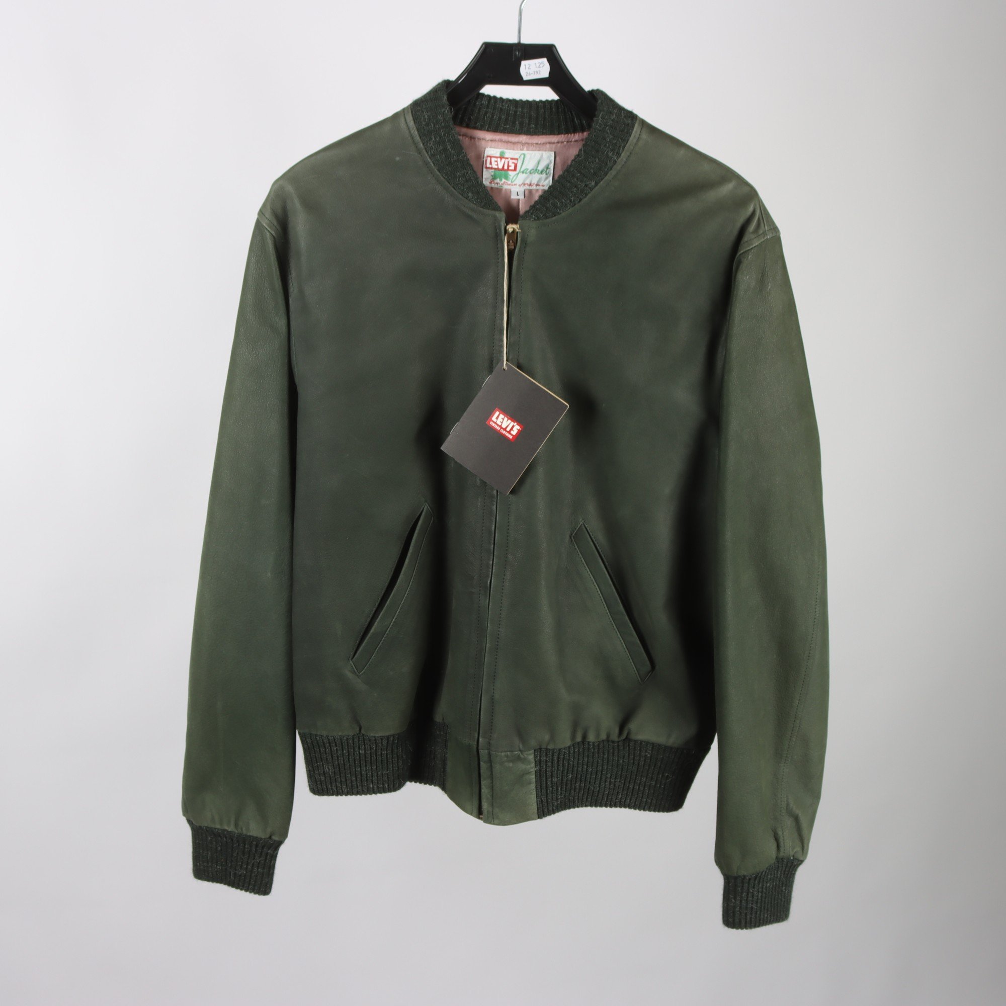 Mockajacka, Levi’s, 100% läder, stl. L