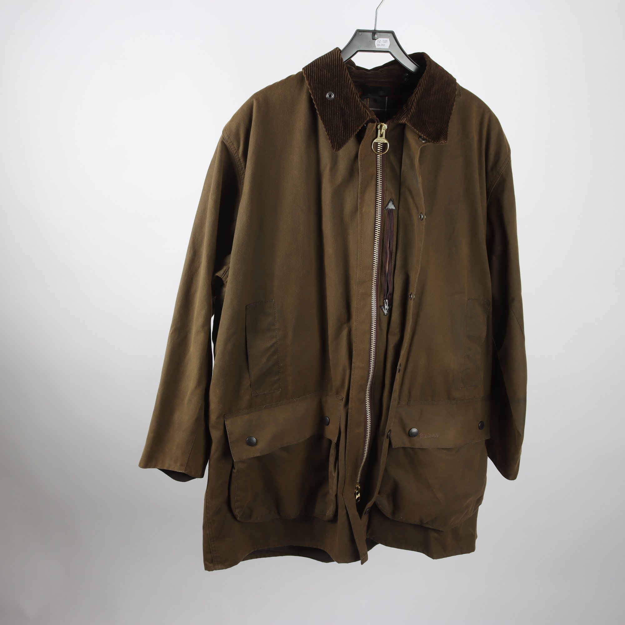 Vaxad jacka med avtagbar väst, Barbour ”Classic Northumbria”, stl. XXL