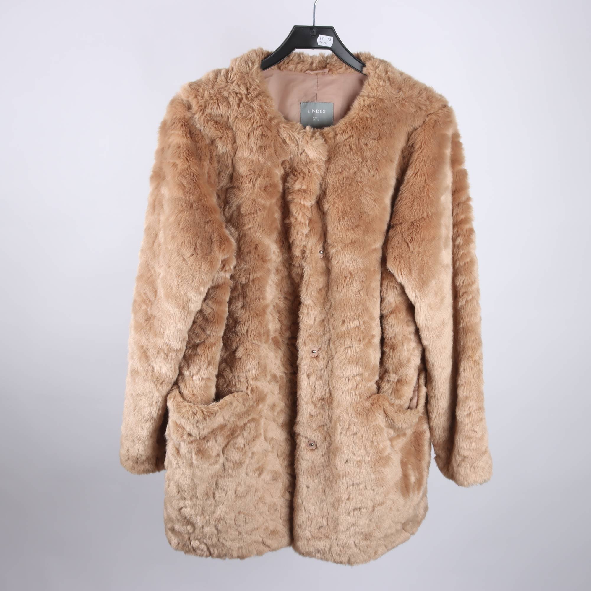 Jacka i pälsimitation, Lindex, stl. M