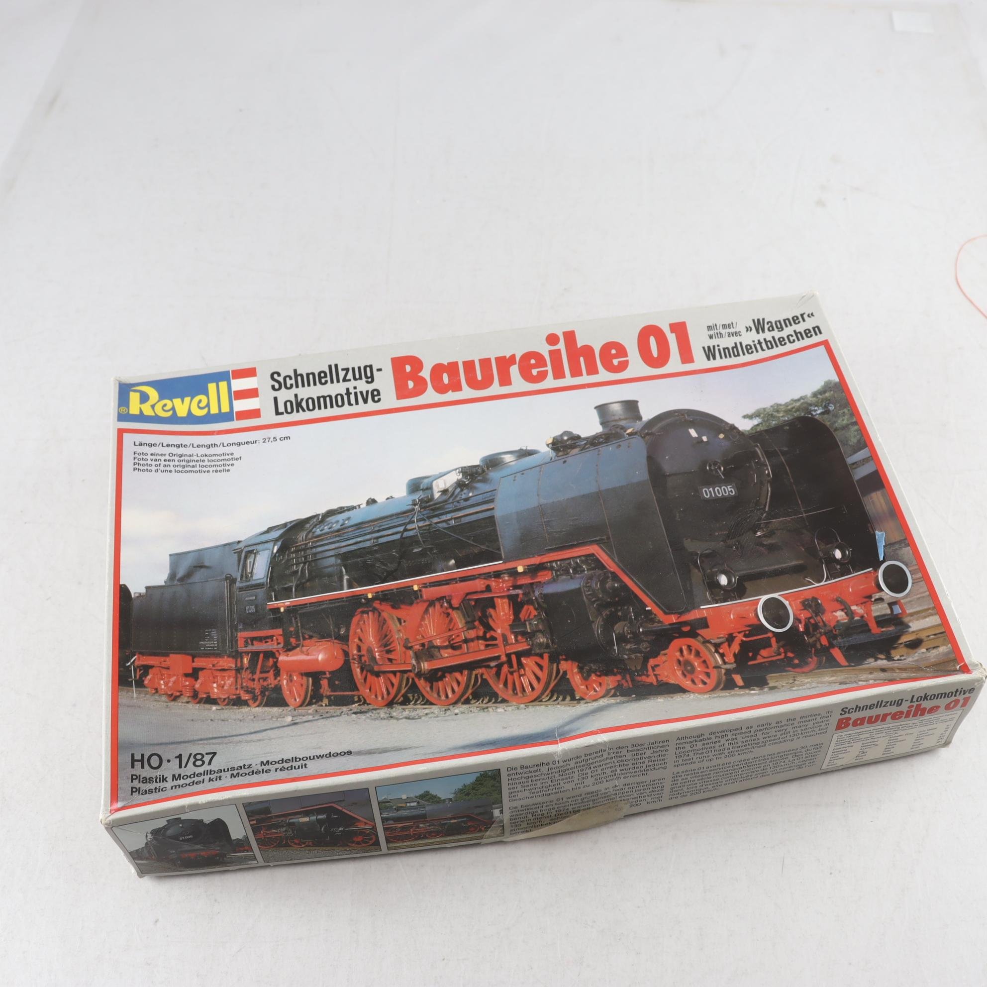 Byggsats, Baureihe 01, lokomotiv, revell.