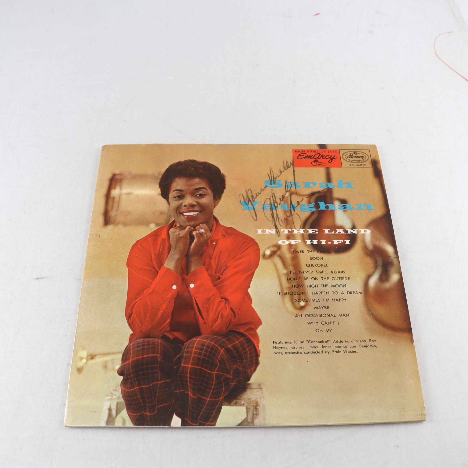 LP Signerad, Sarah Vaughan, In The Land of Hi-Fi