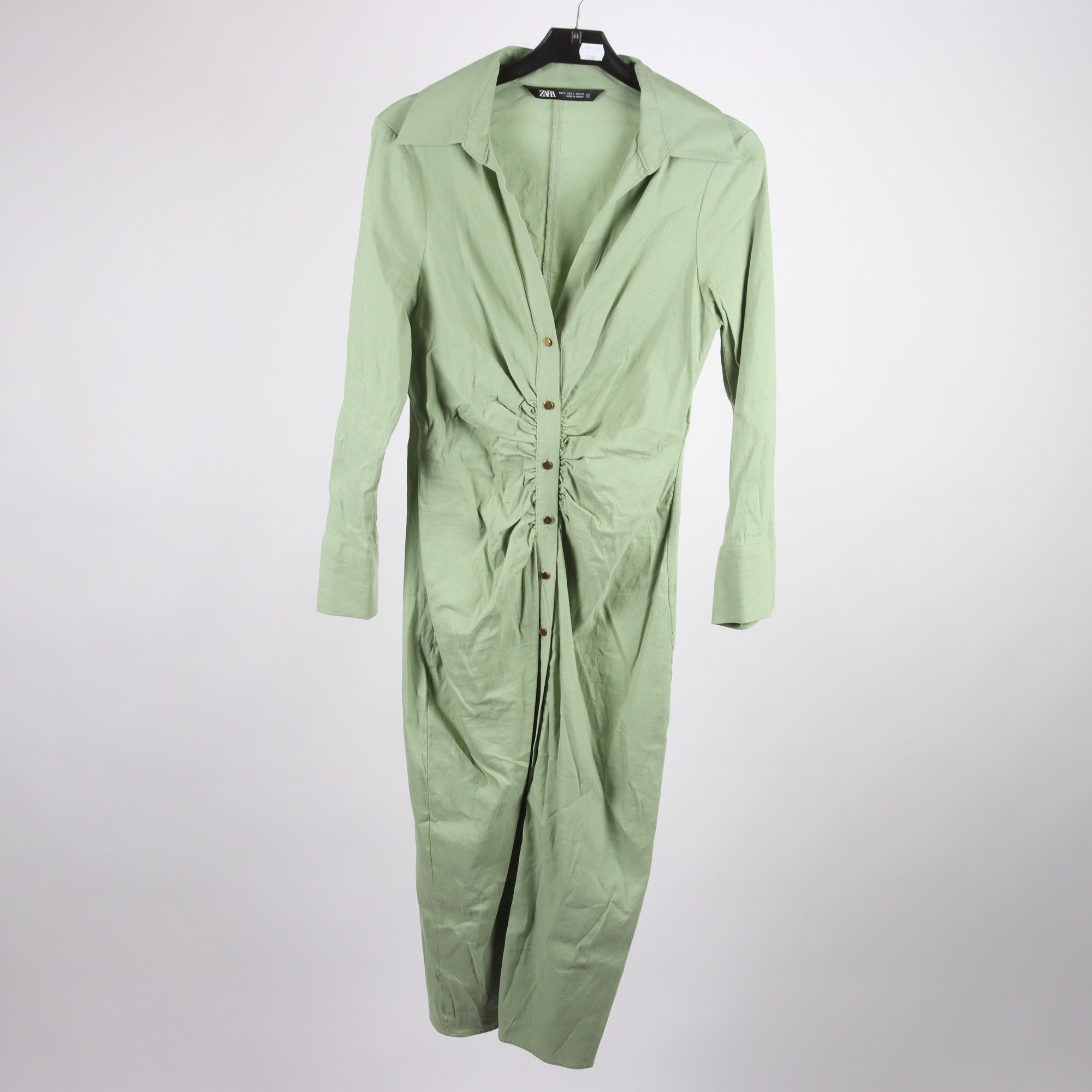 Klänning, Zara, grön, stl. S