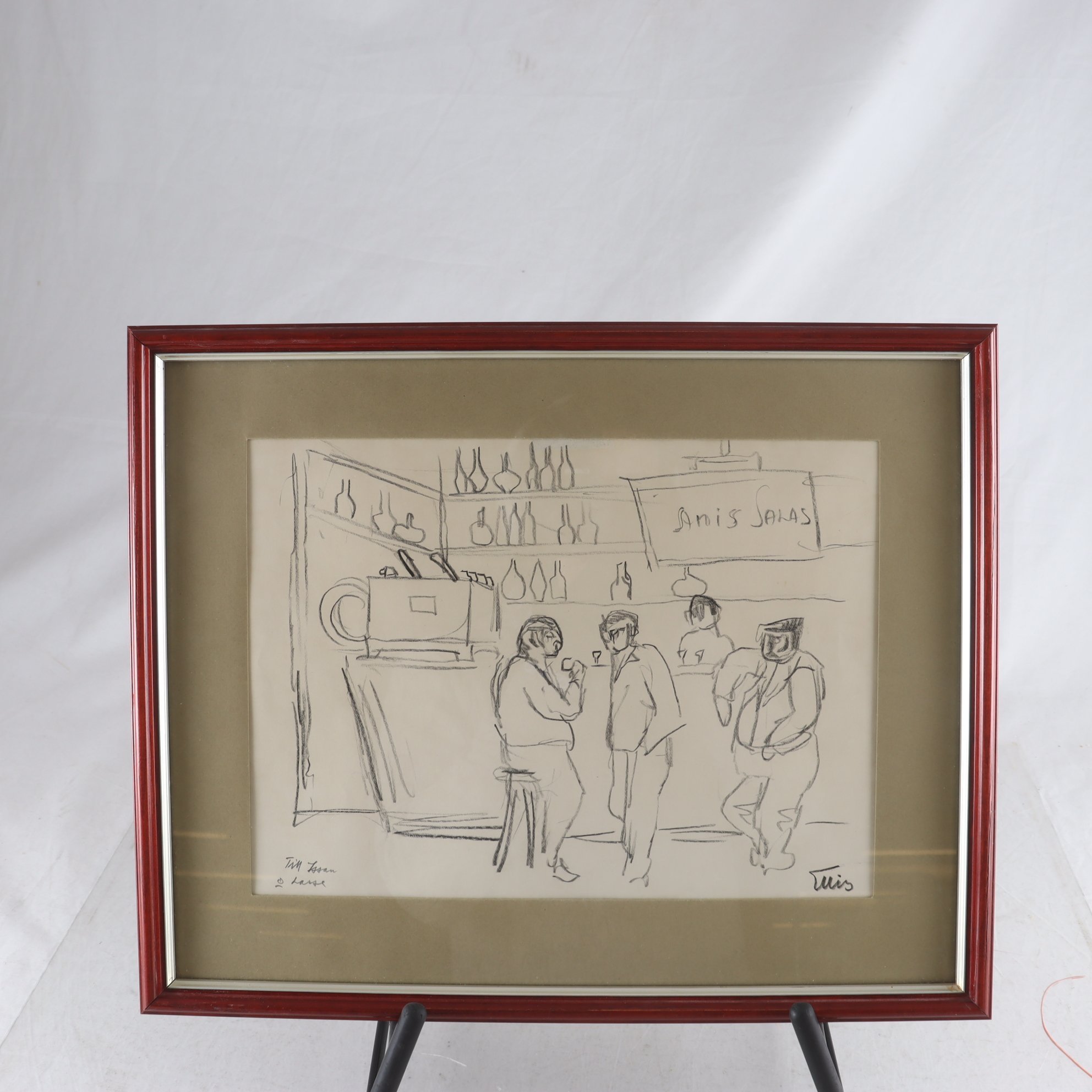 Tavla, teckning. Endast avhämtning.