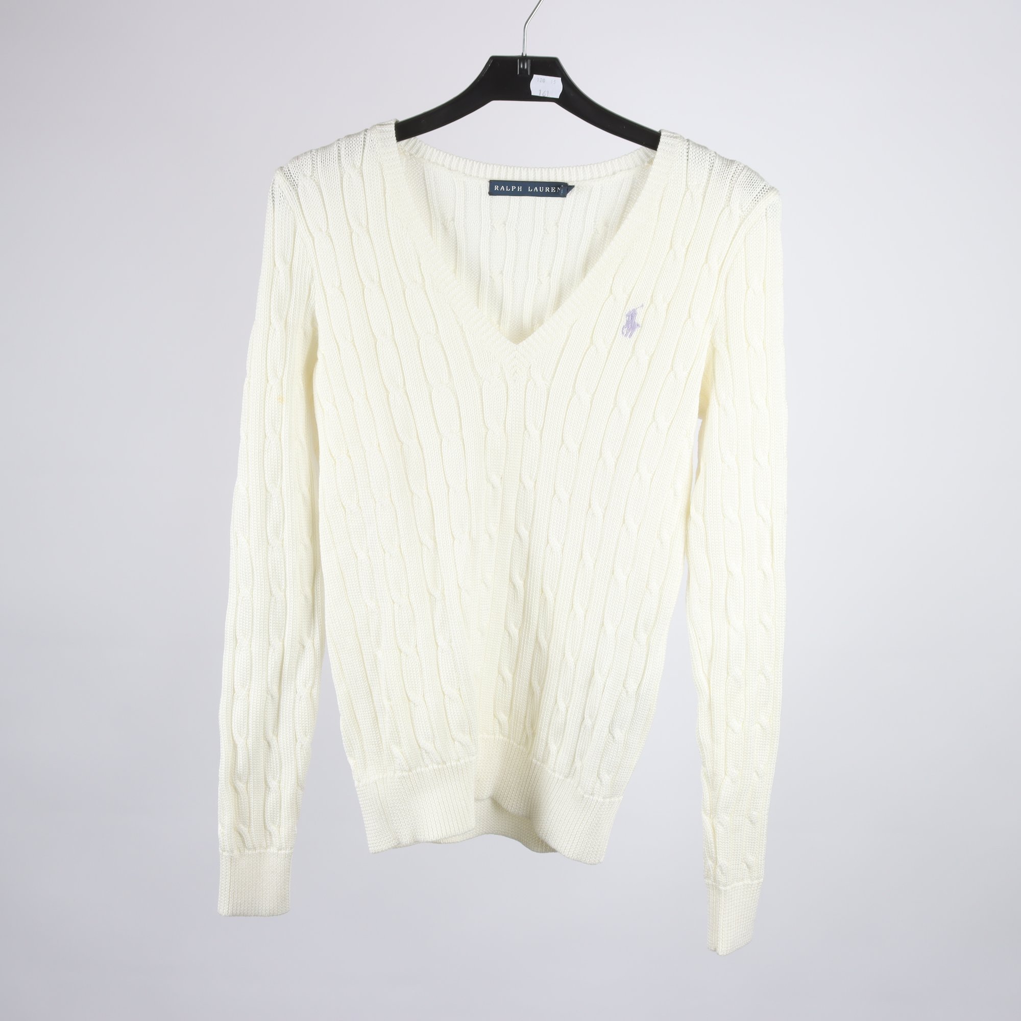 Tröja, Ralph Lauren, vit, stl. M