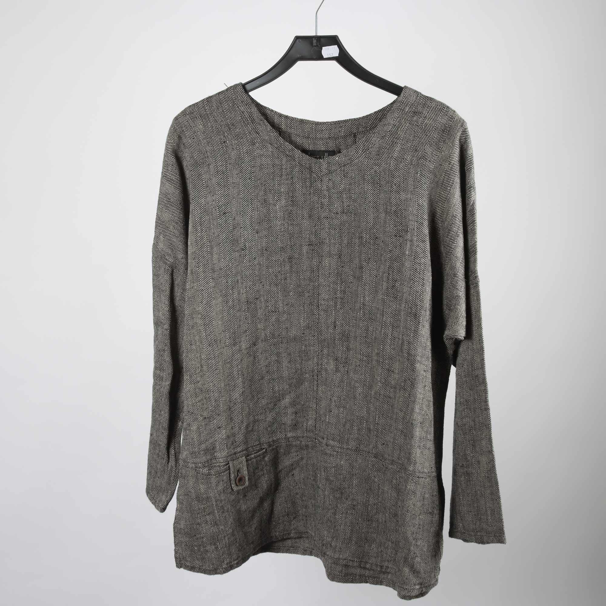 BlusTunika, Olars Ulla, svart, vit, stl. S/M