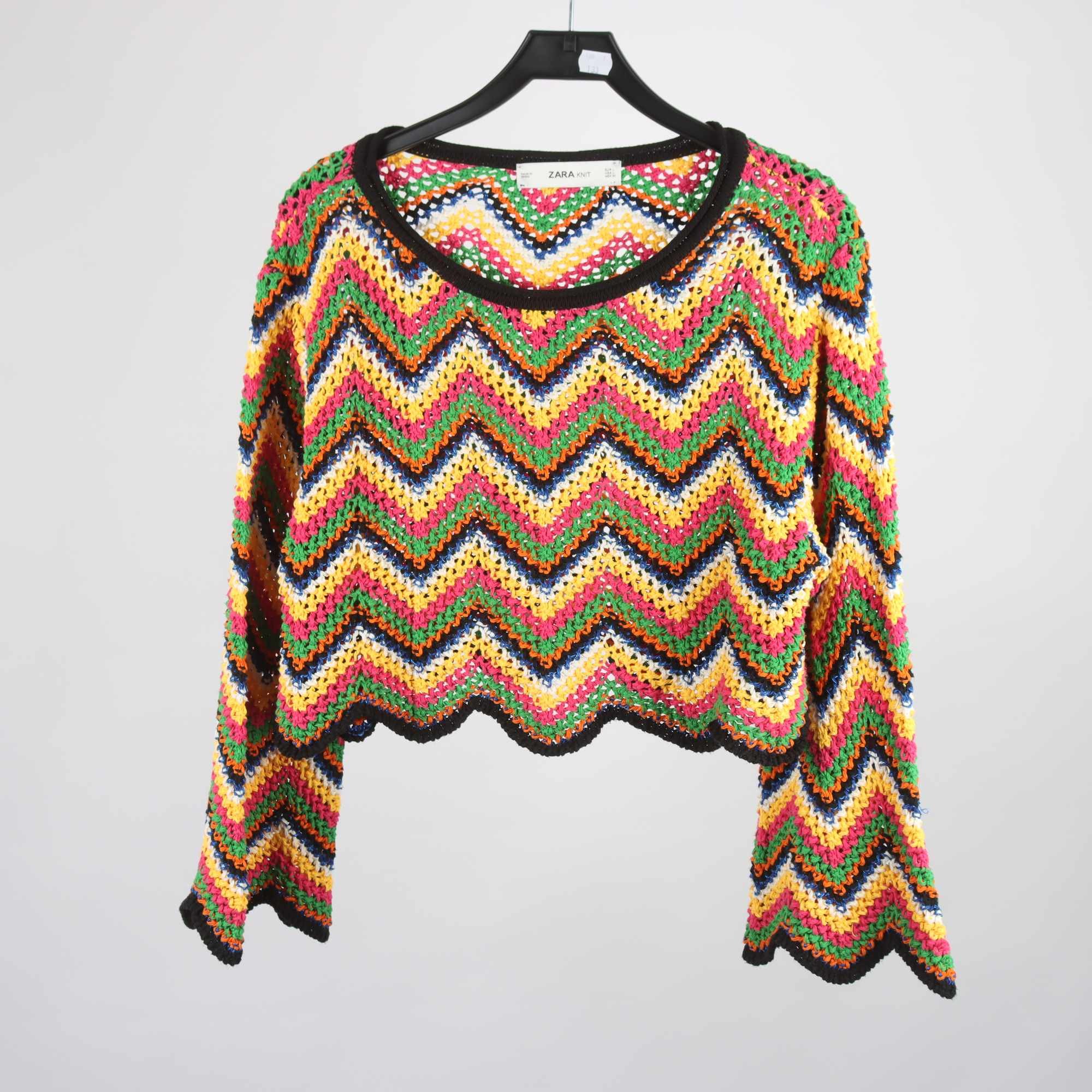 Tröja, Zara, mönstrad, stl. L