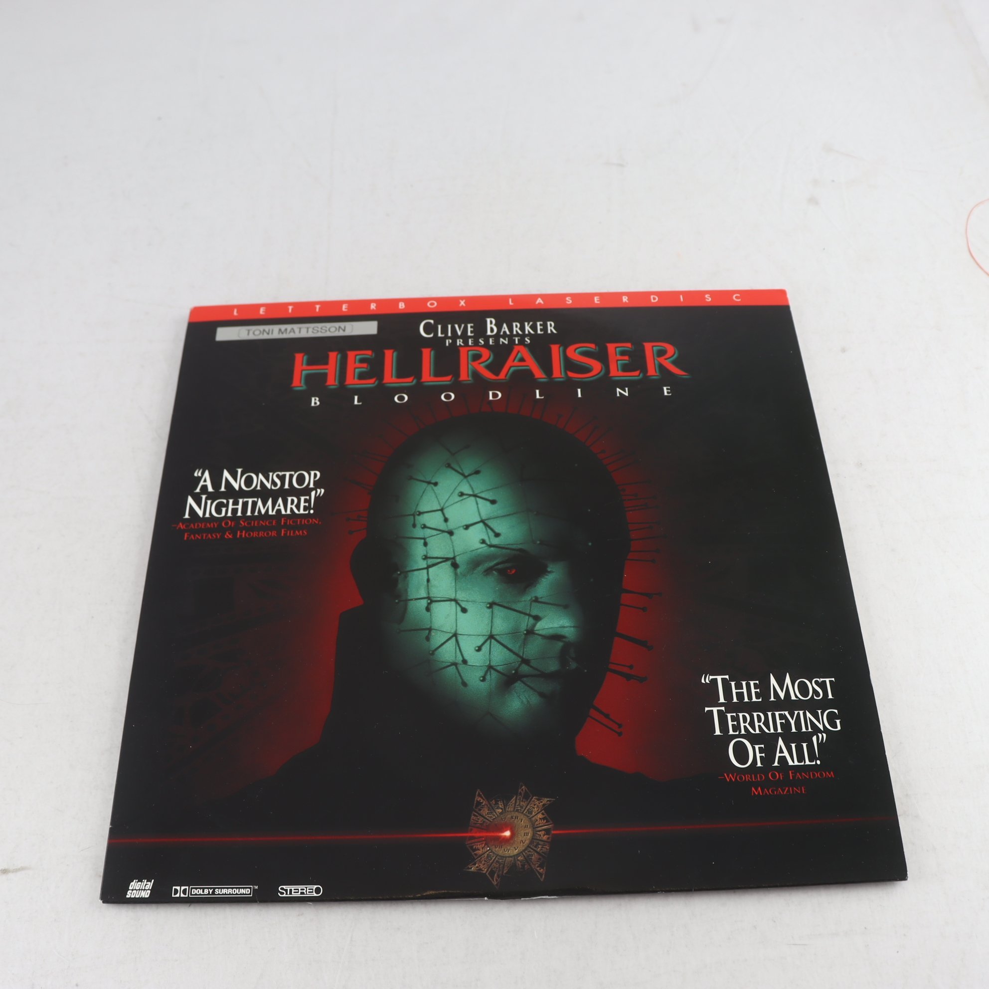 Laserdisc Hellraiser Bloodline