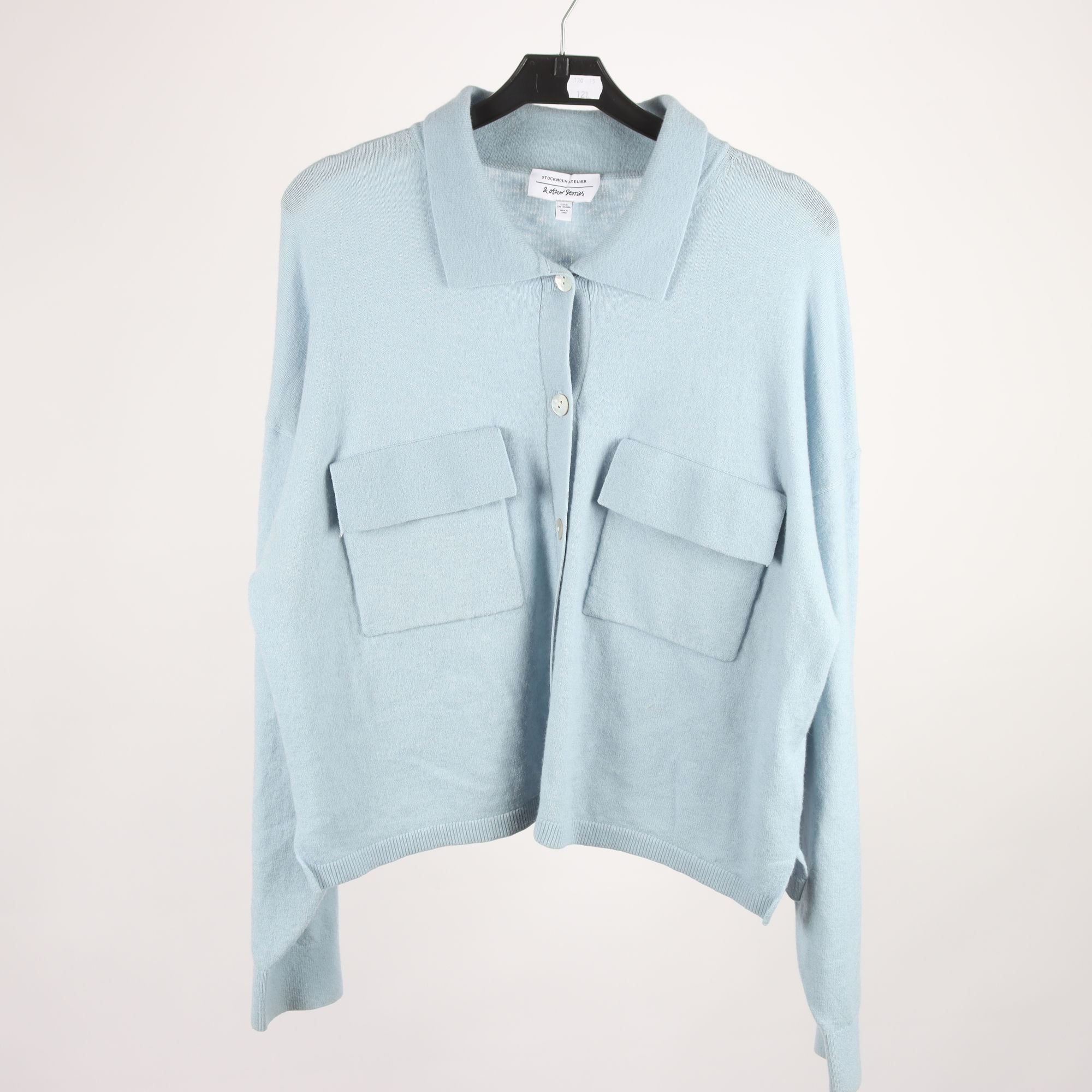Tröja, & Other Stories, blå, stl. S