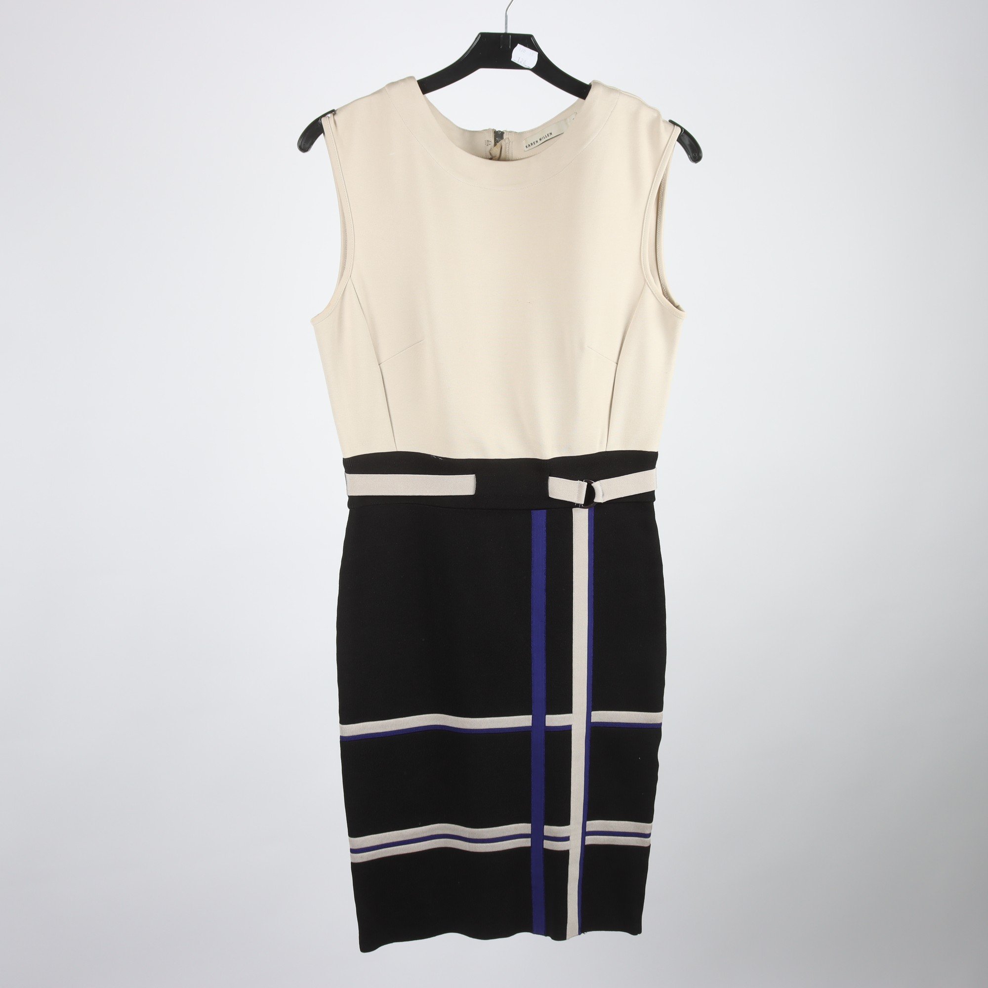 Klänning, Karen Millen, beige, svart, stl. XS