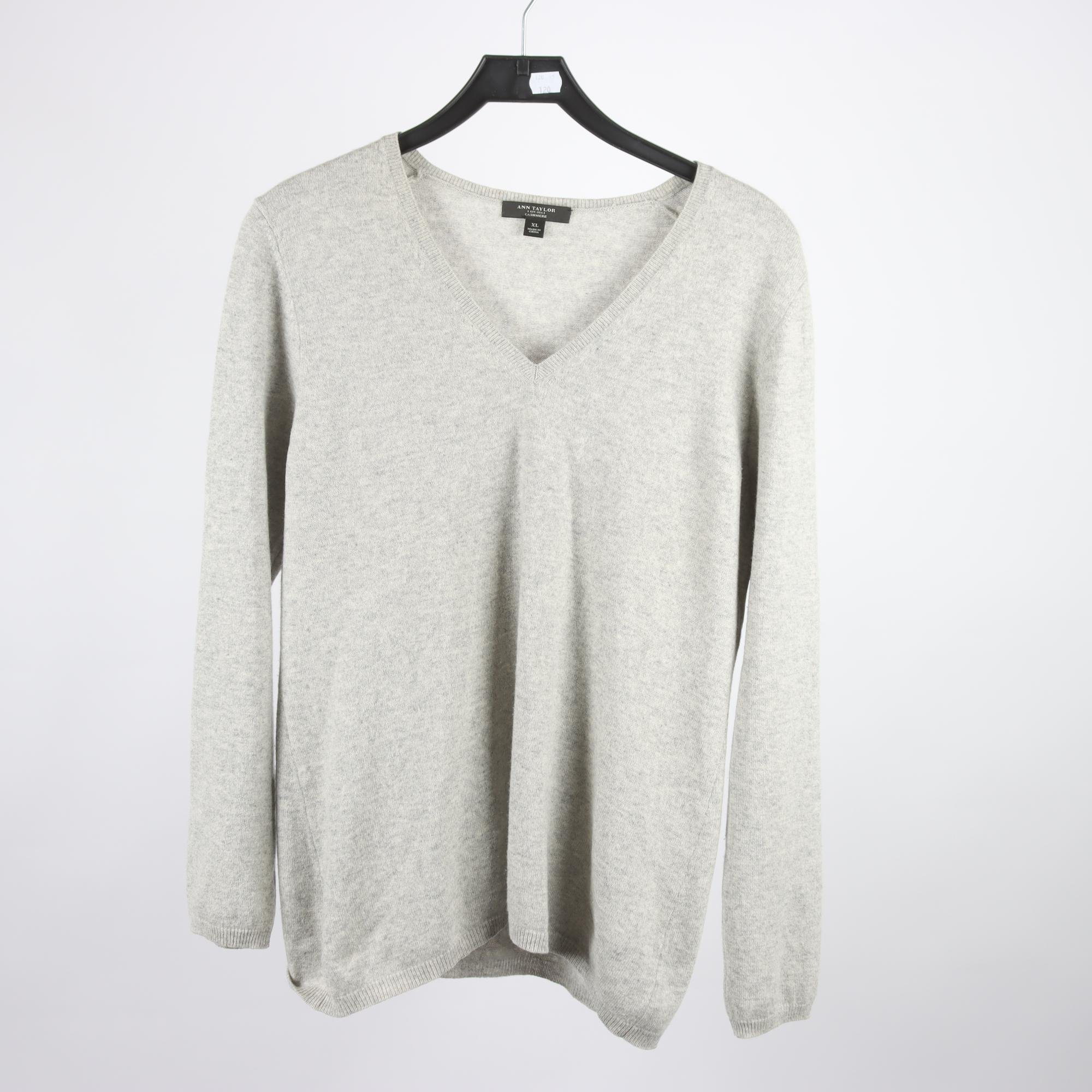 Tröja, Ann Taylor, grå, stl. XL