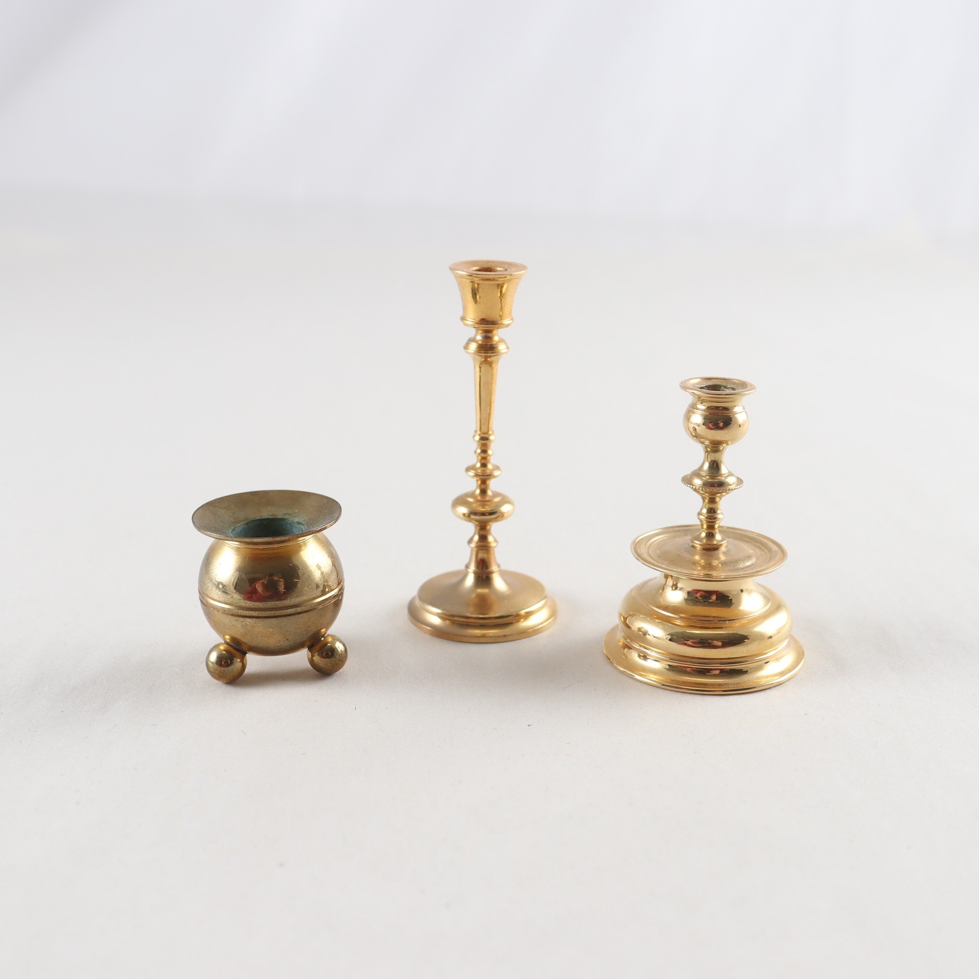 Miniatyrljusstakar, Skultuna bruk, 3 st, 1900/2000-tal