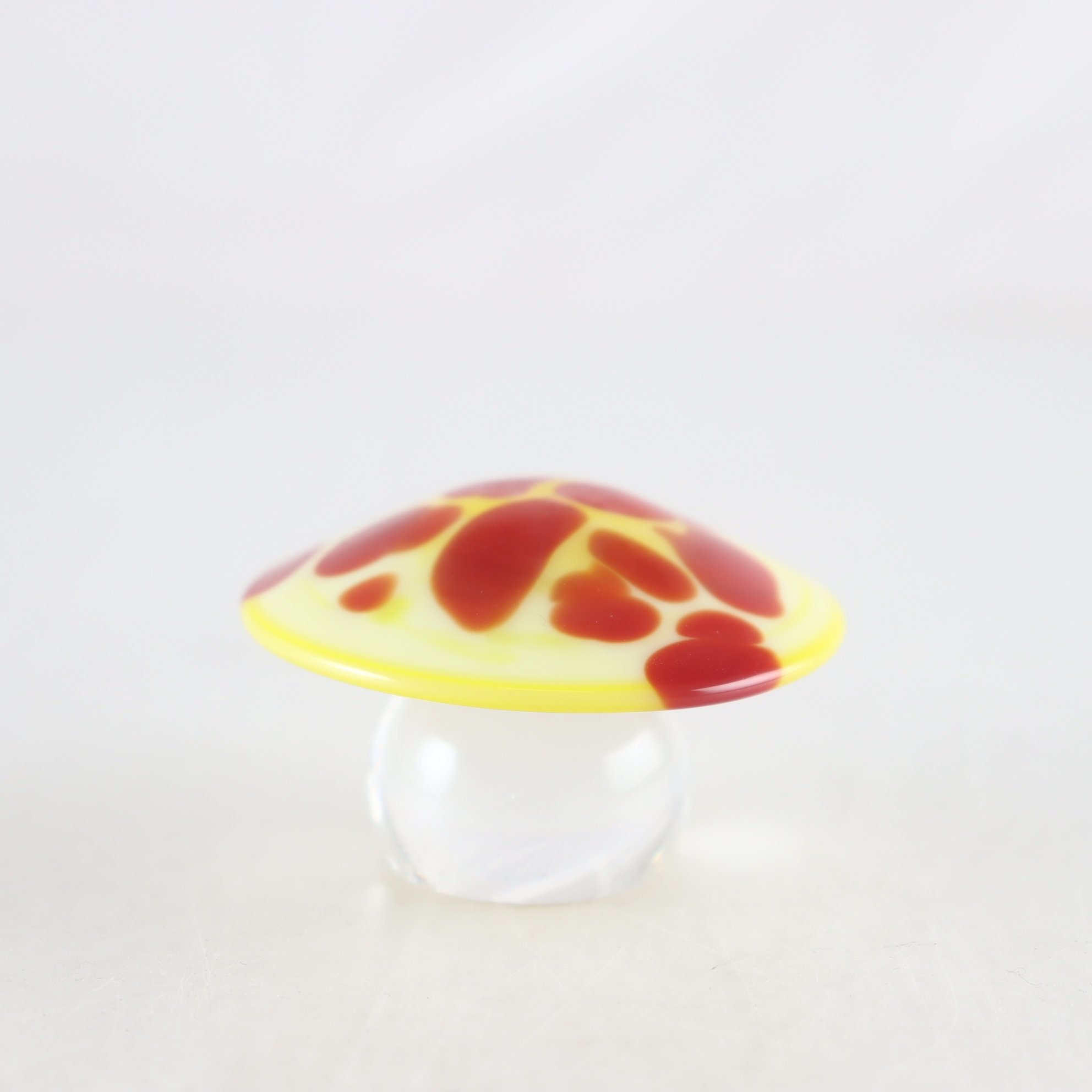 Konstglas, miniatyr, Svamp, Orrefors.