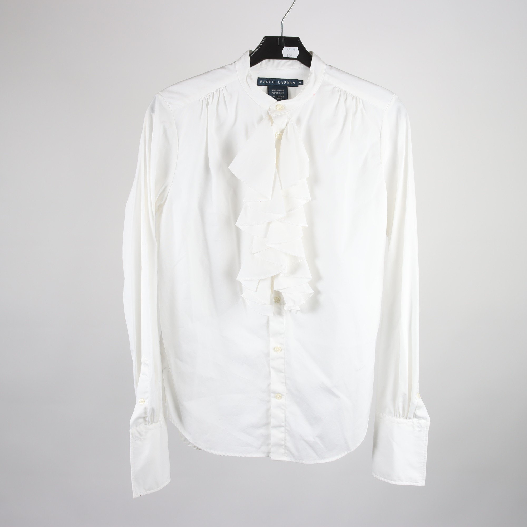 Blus, Ralph Lauren, vit, stl. XS