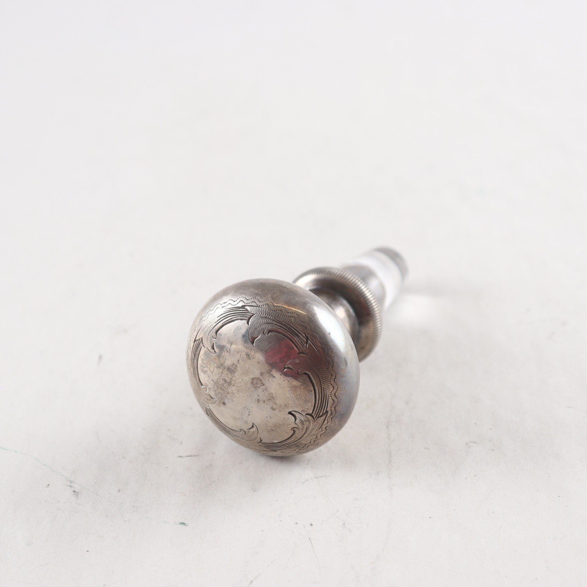 Karaffpropp, silver, glas, LL&C, 1876