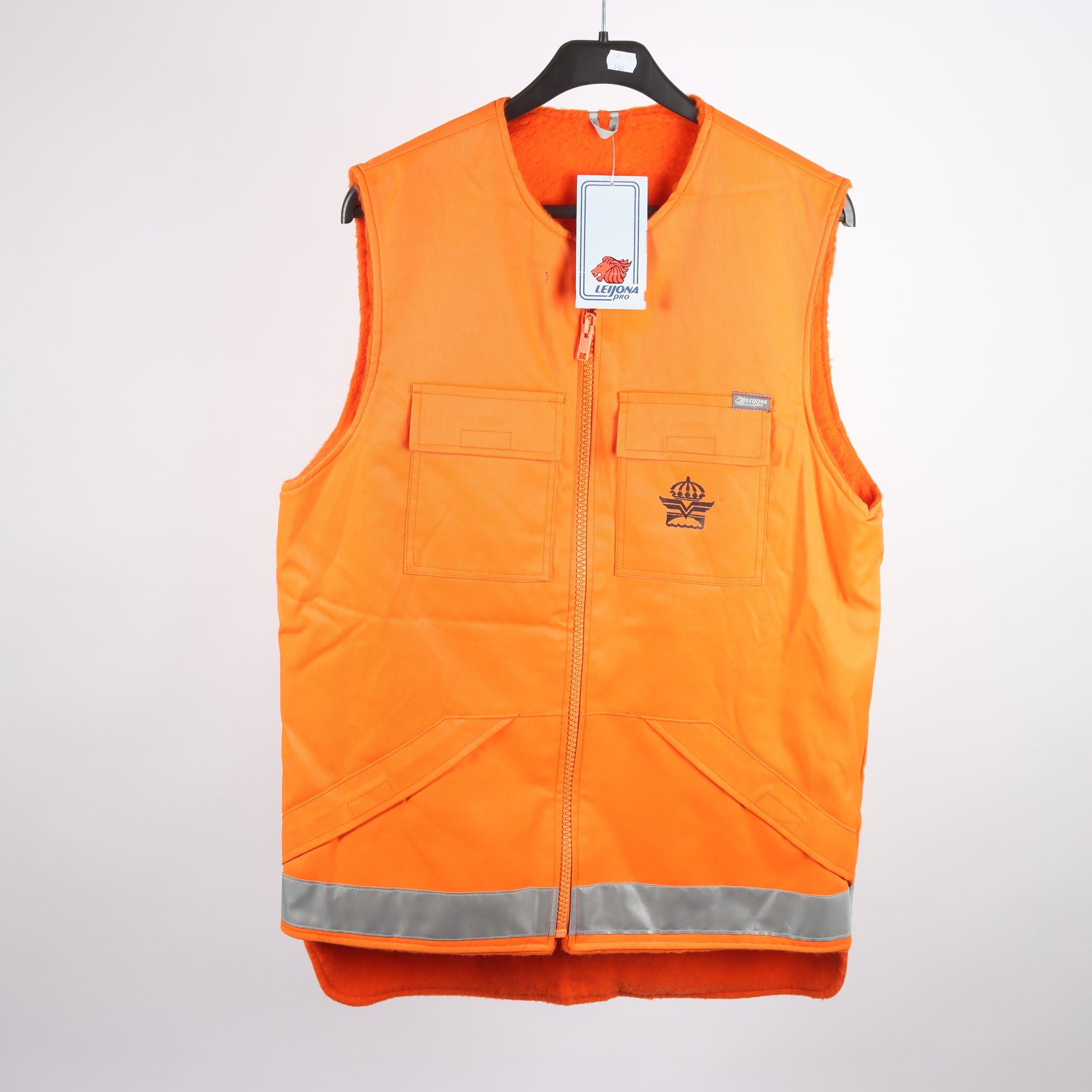 Väst vintage, Leijona Pro, orange, stl. L