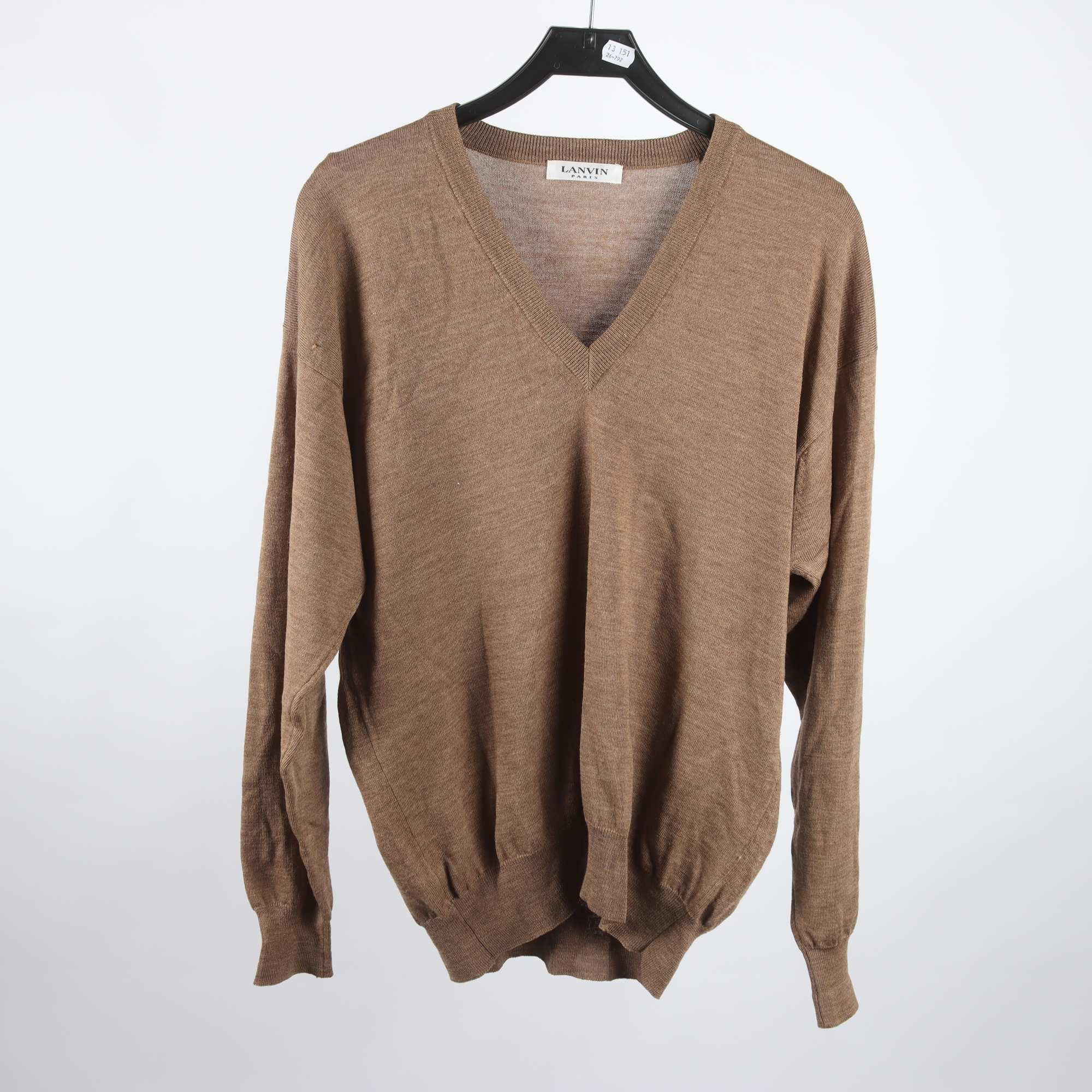 Stickad tröja, Lanvin, 100% ull, stl. M