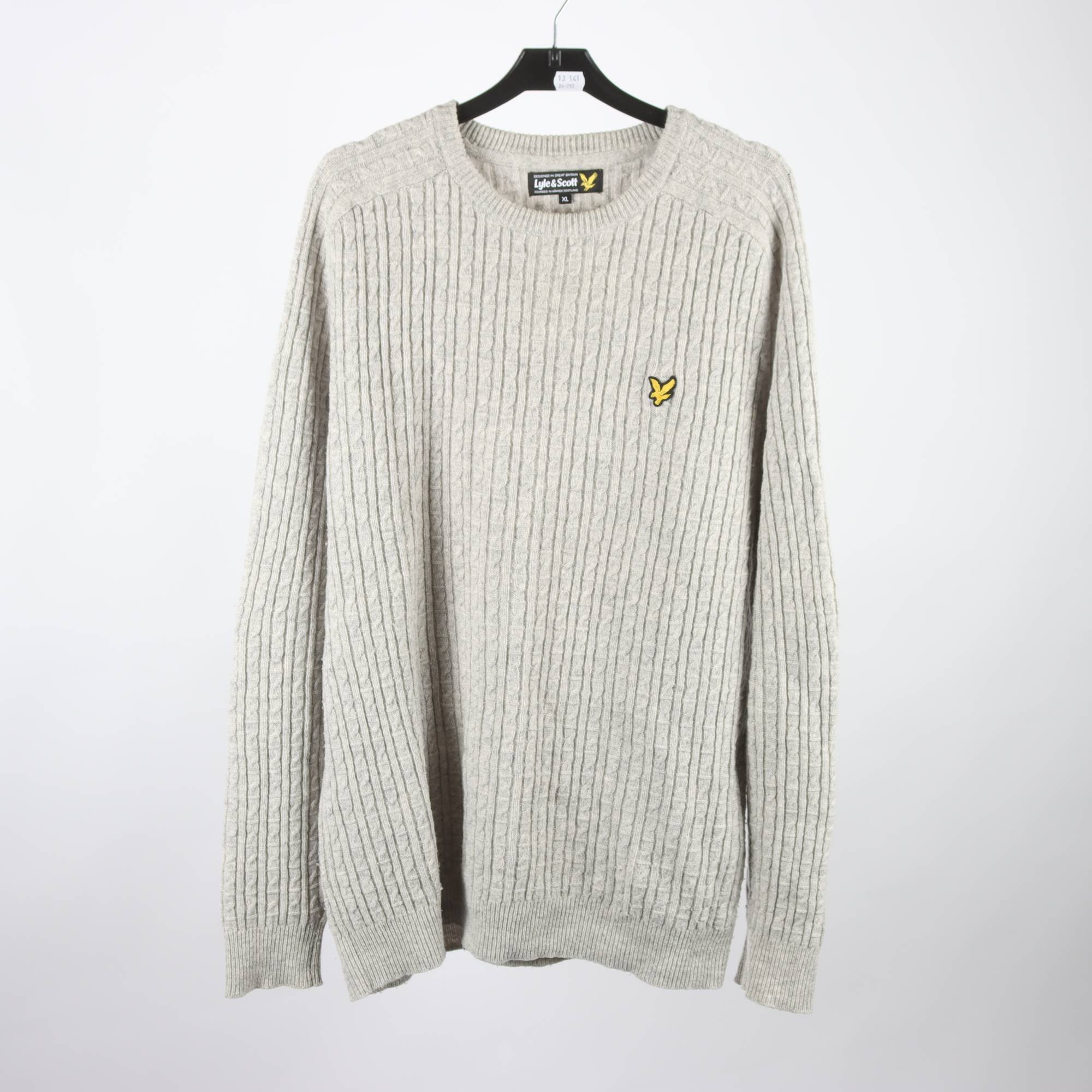 Stickad tröja, Lyle & Scott, stl. XL