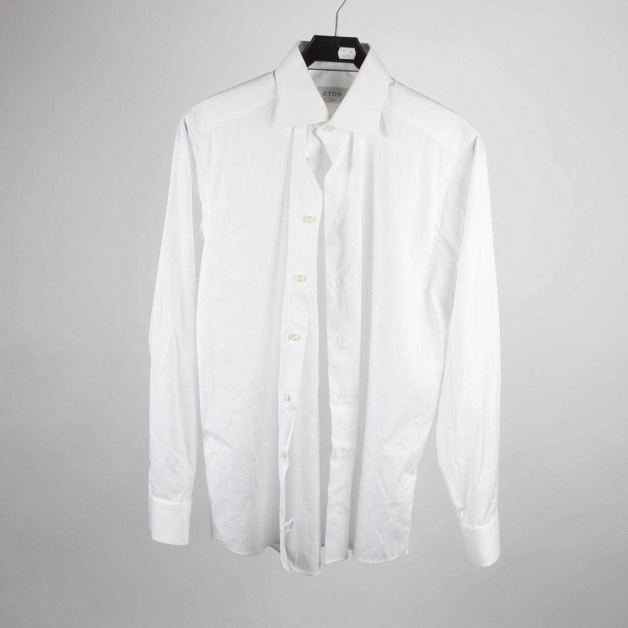 Skjorta, Eton, vit, slim, stl. 39.
