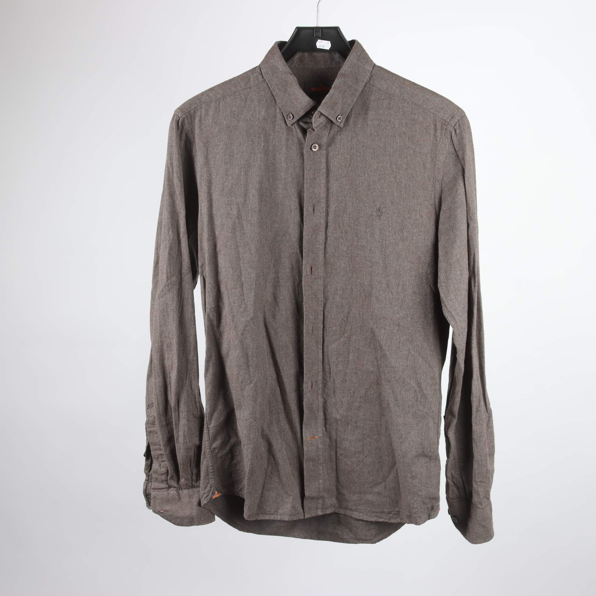 Skjorta, Morris, brun, flanell, stl. S.