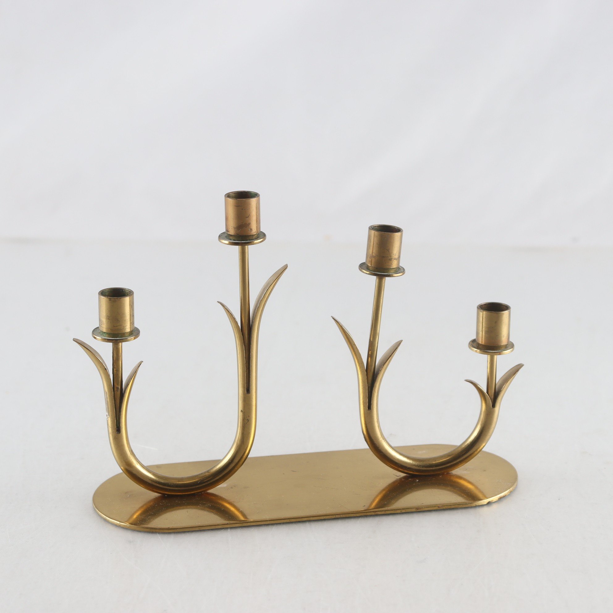 Ljusstake, Ystad metall, Mässing, Gunnar Ander.