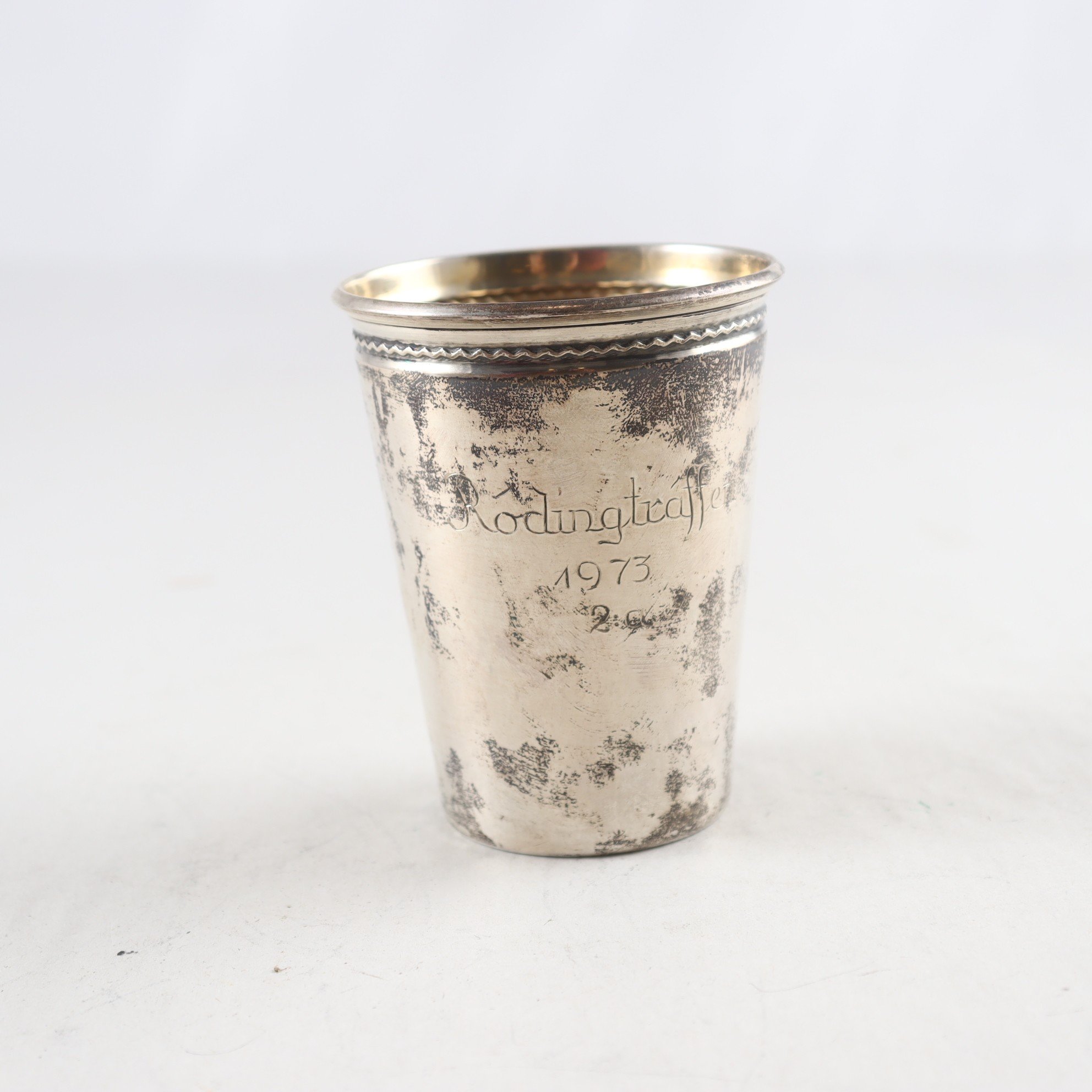 Pokal, silver, MGAB, Uppsala, 1973