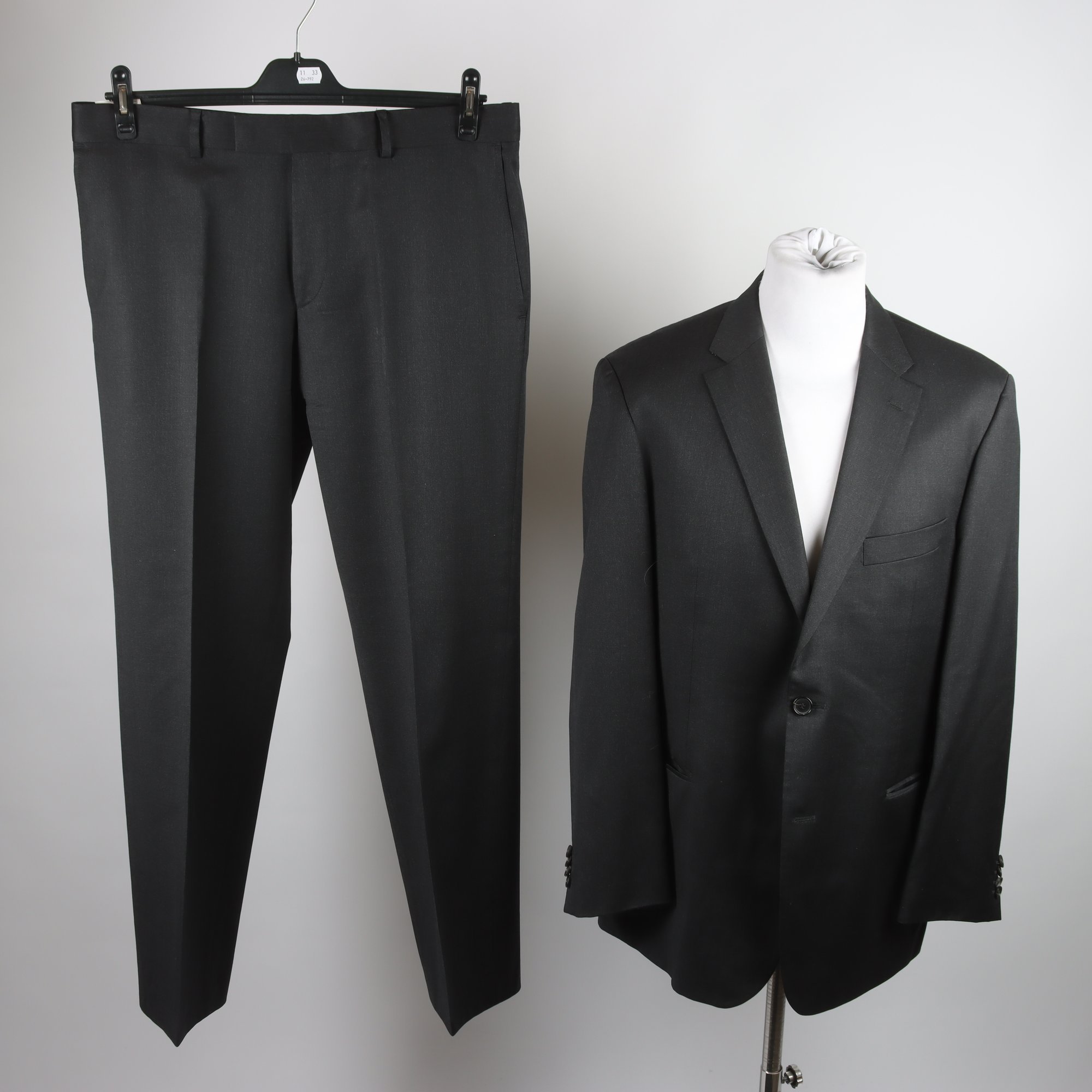 Kostym, Hugo Boss, svart, stl. 52